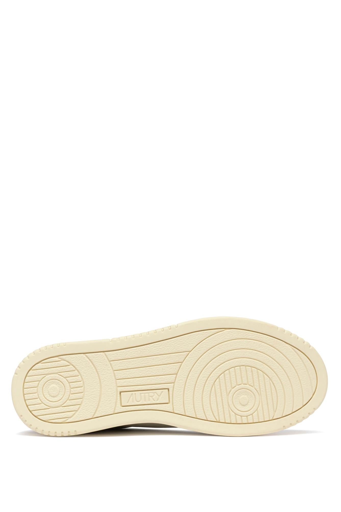 Autry Sneaker donna Medalist in pelle e camoscio glitter AULW PK06 WHT/MEMORY 