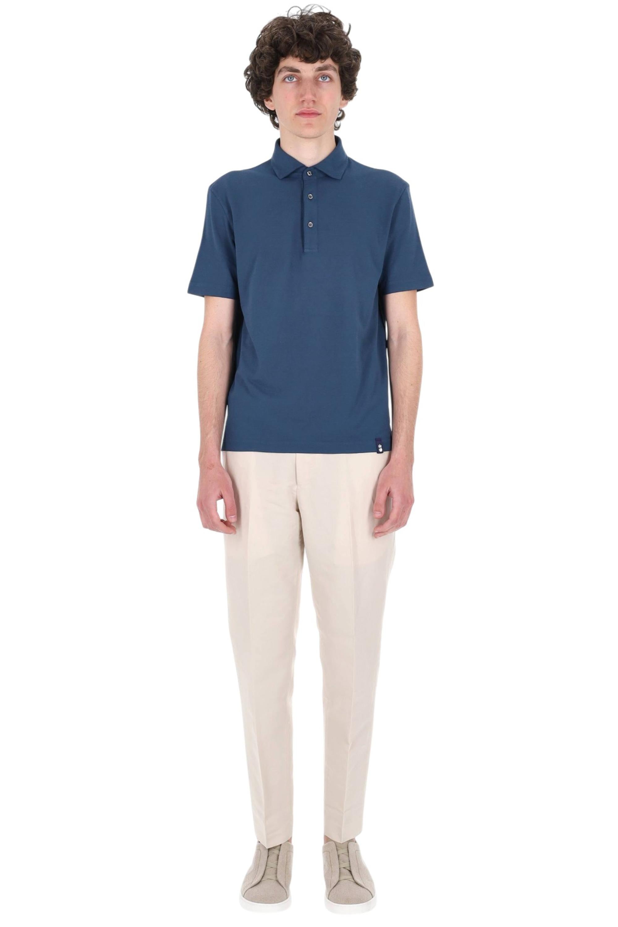 Drumohr Polo in cotone ice cotton DTJ202B-4 795 