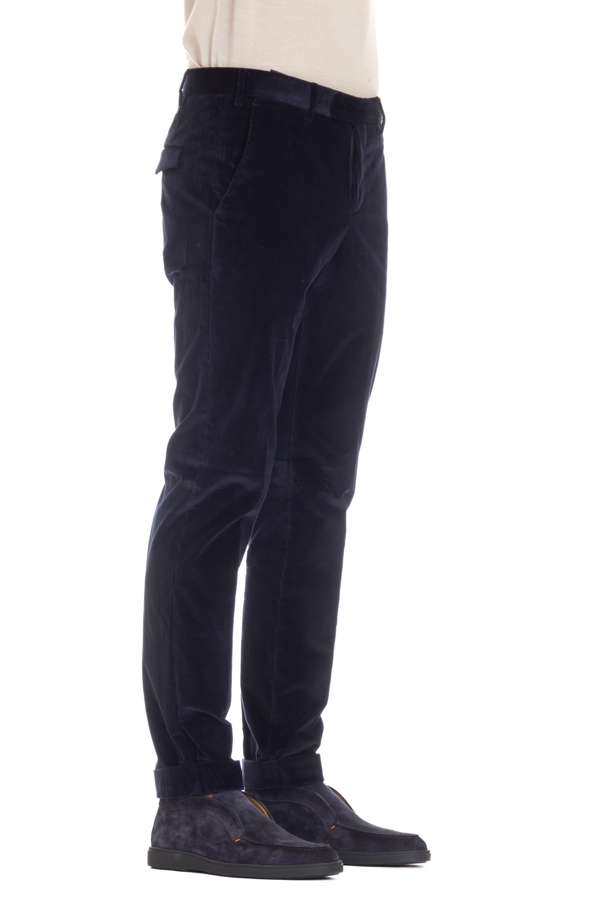 Pantalone in velluto soft touch mille righe Master fit ASMAZ00CL1 PG81_N3 0370 PT Torino 