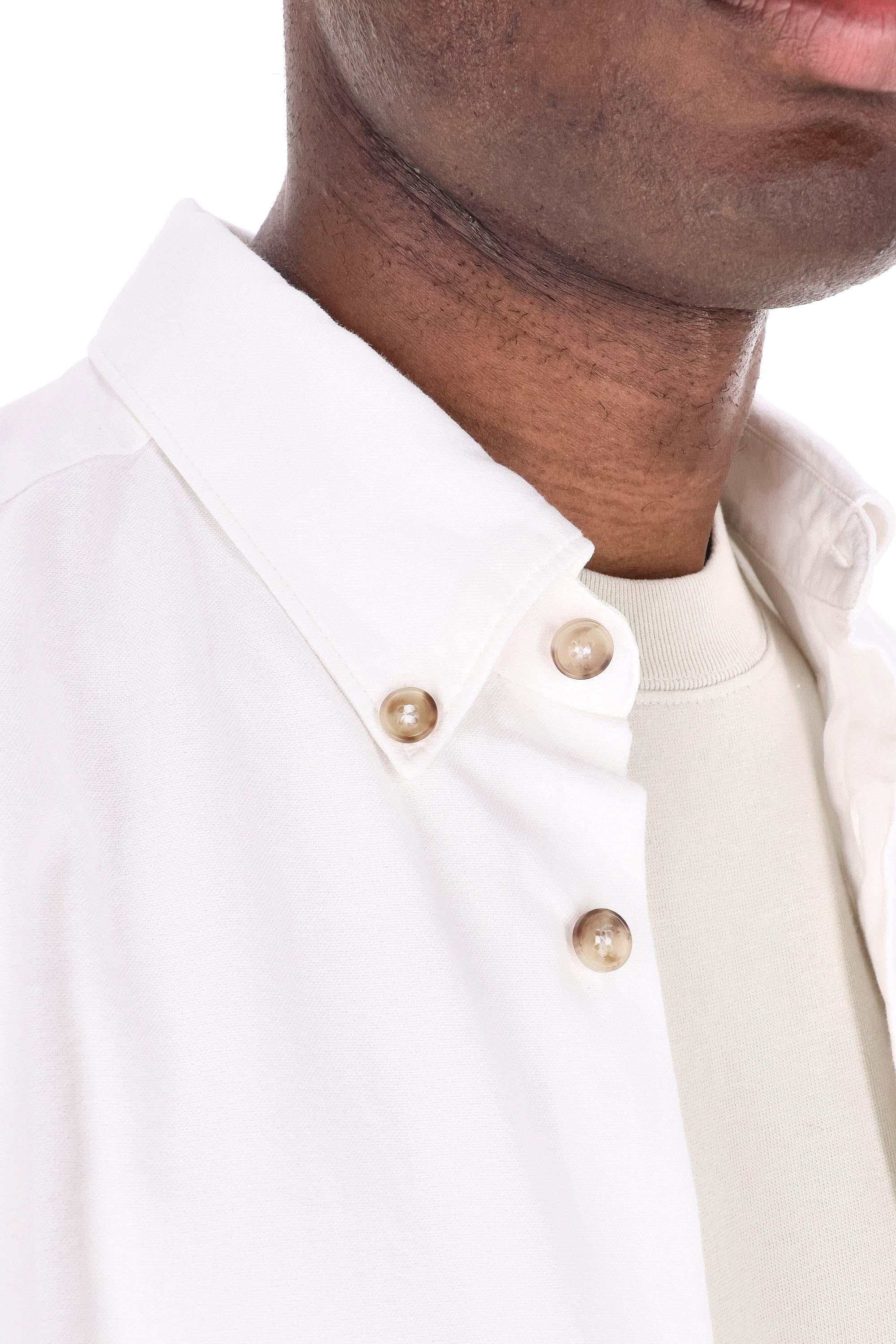 A.P.C. Camicia in piquet di cotone con taschino Relax fit COHAH-H12599/2 AAC 