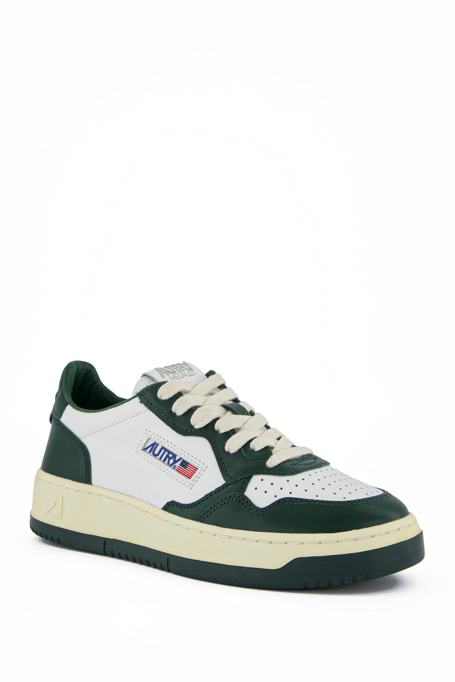 Autry Sneaker Medalist bicolor in pelle AULM WB49 WHT/MOUNTAIN 