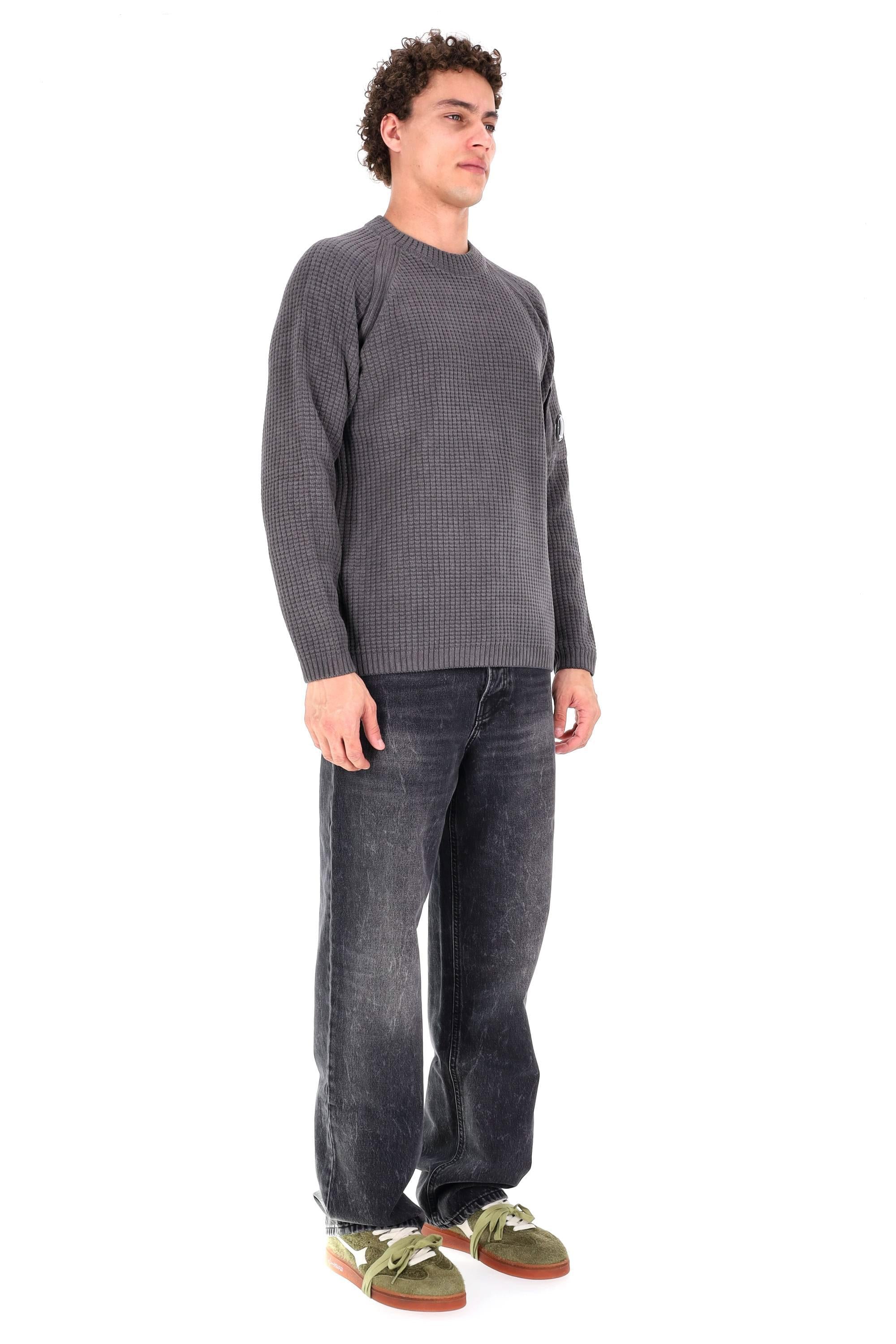 CP Company Maglia girocollo in ciniglia di cotone MKN023A00-5558G 978 