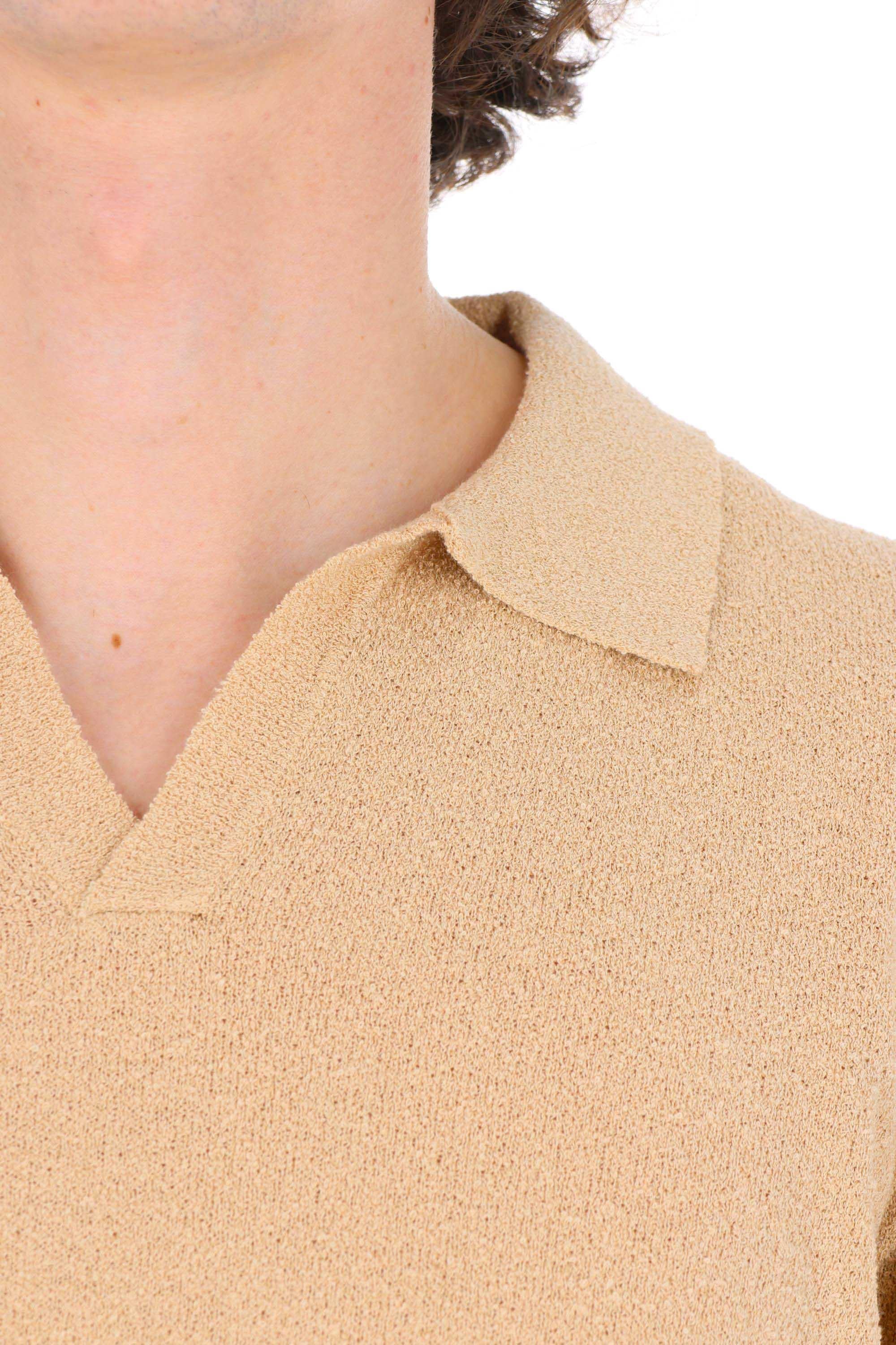 Drumohr Polo in leggera spugna di cotone D9SP146L 130 