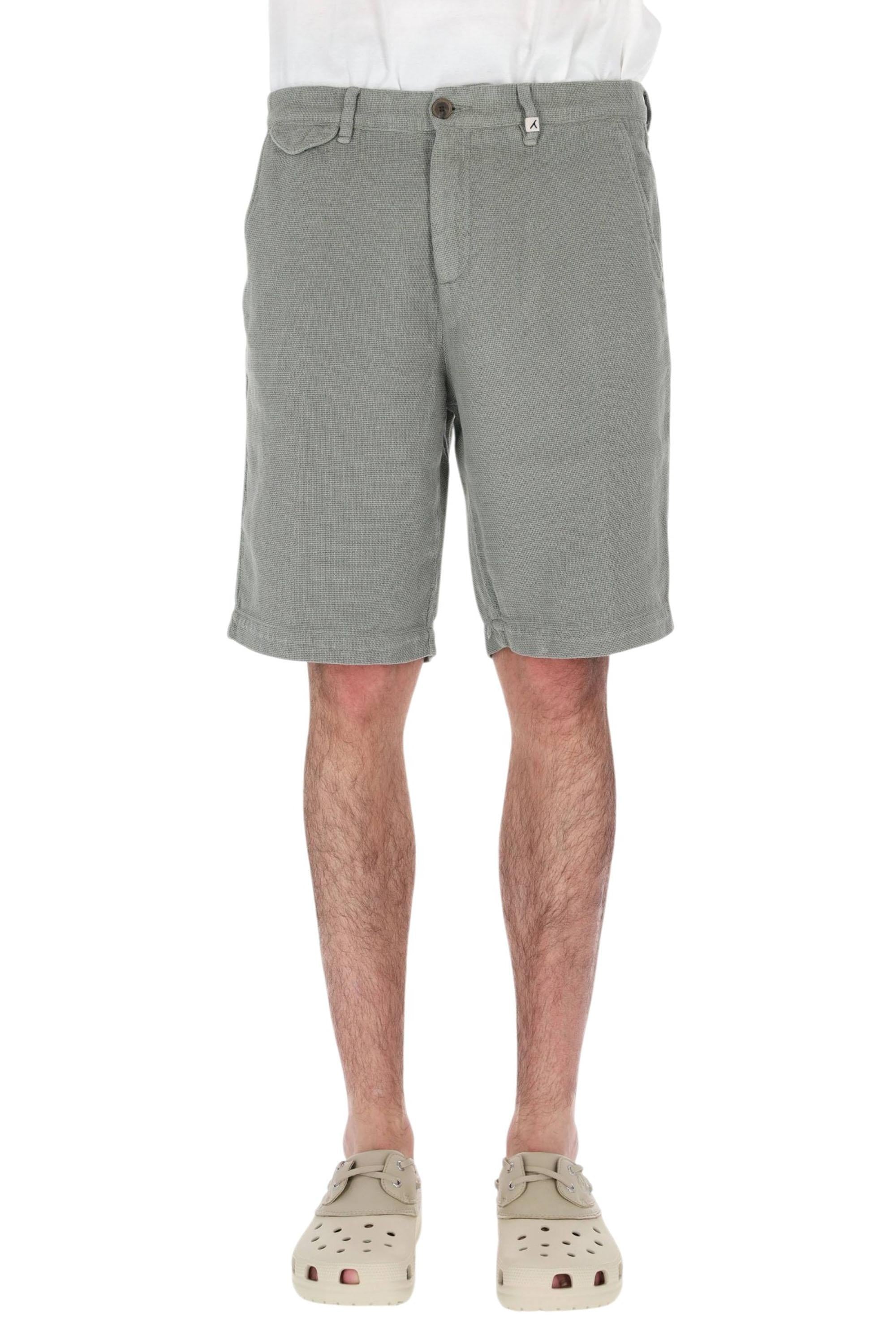 Myths Bermuda tramato in cotone e lino 26M74B 87-2 26 