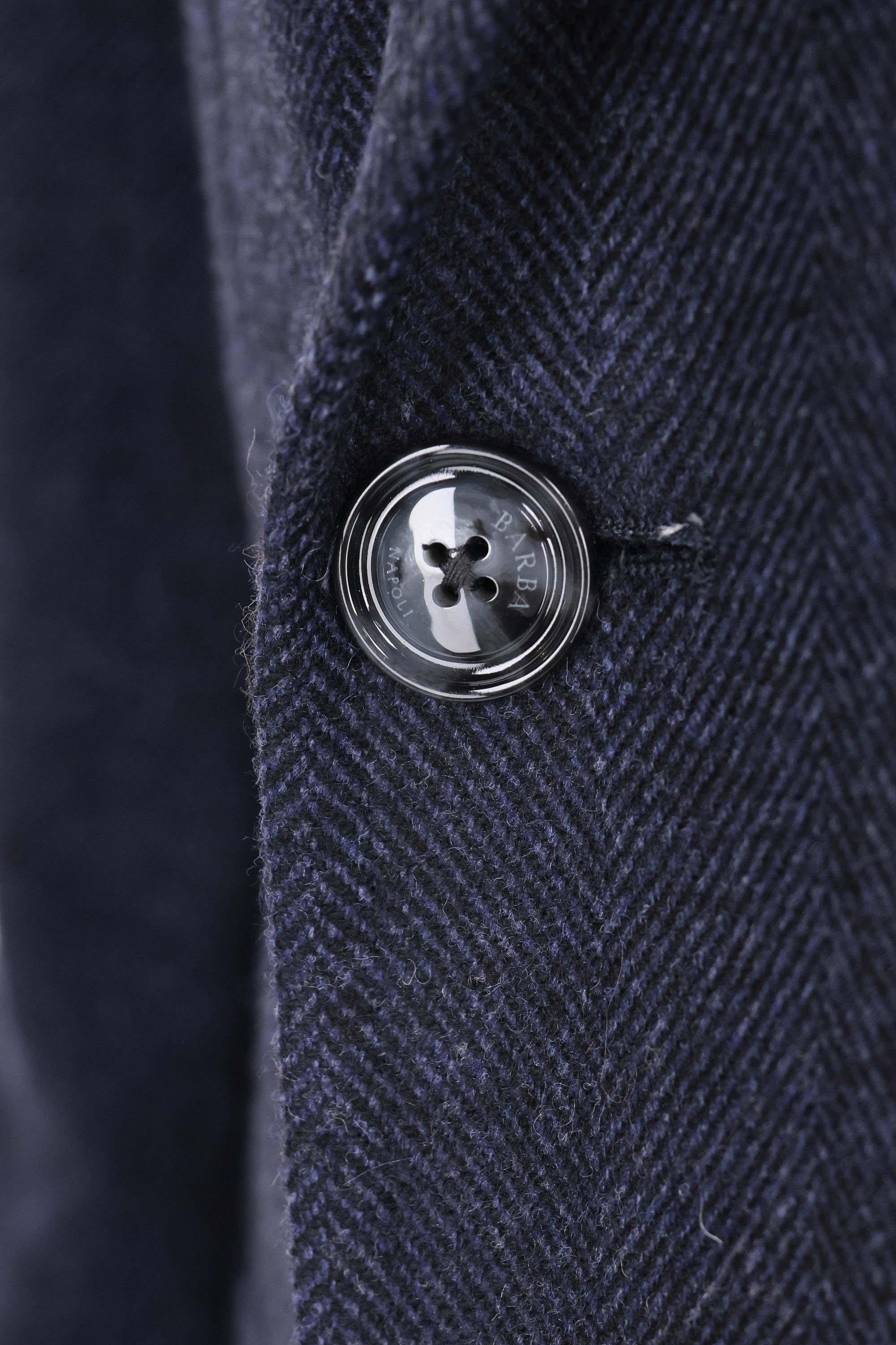Barba Cappotto doppiopetto pura lana a resca COAT 43081 0001 