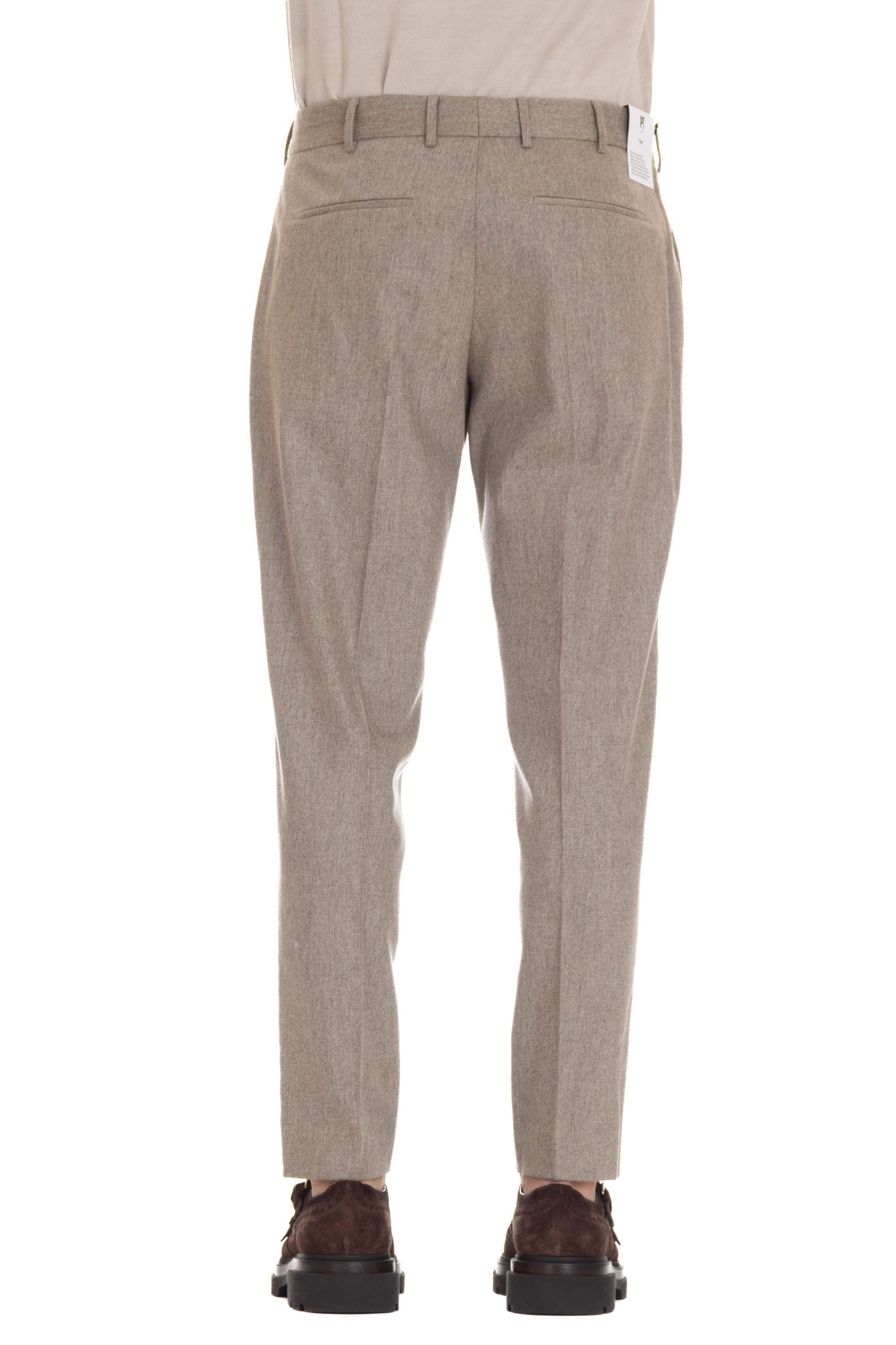 Pantalone in flanella di lana-cashmere Rebel fit RFZ1Z00FWD TO03 0040 PT Torino 