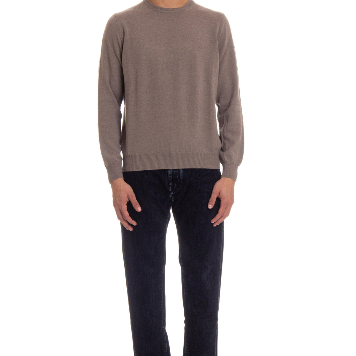 Pull col rond en kid cachemire