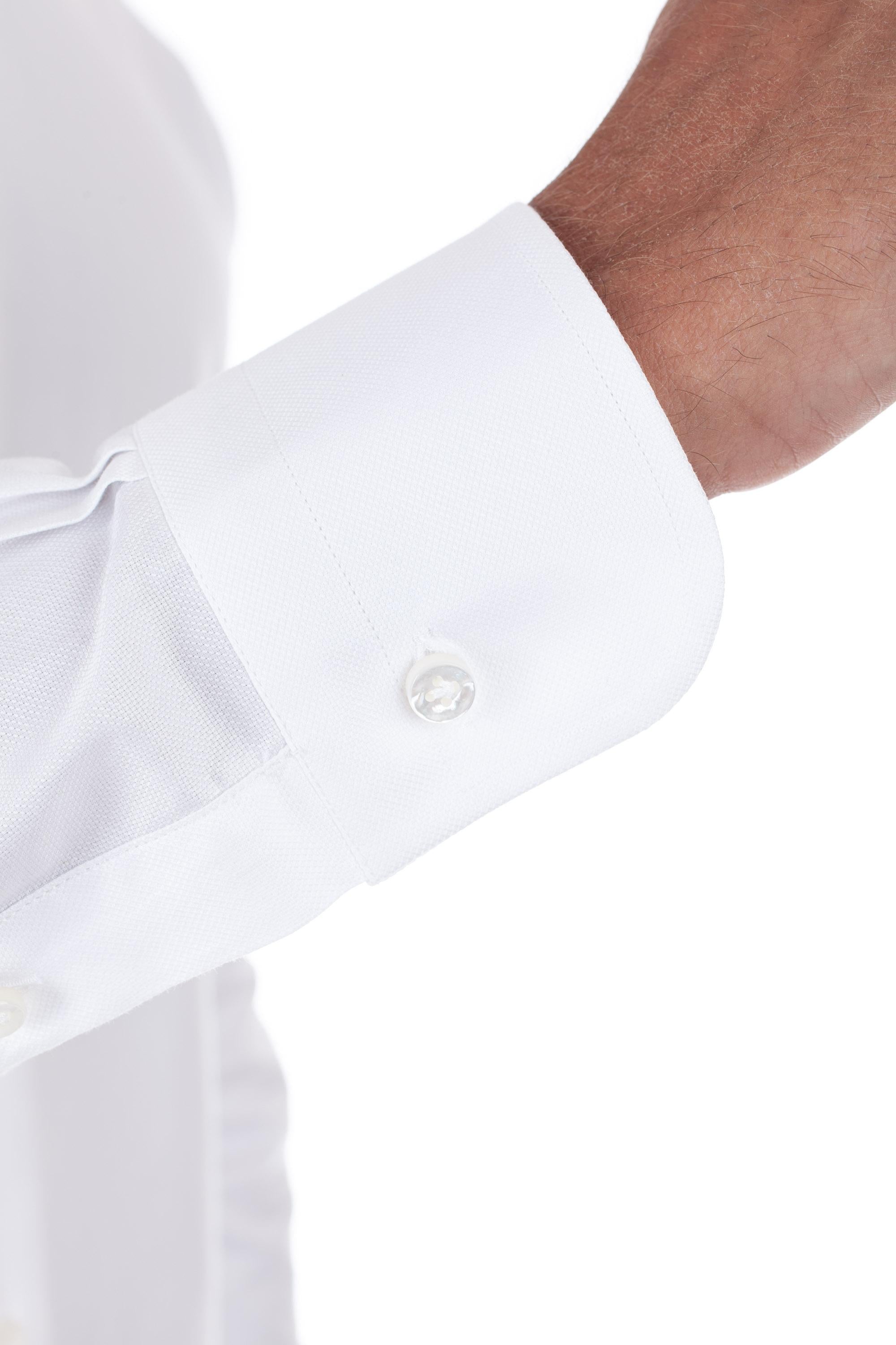 Camicia in royal oxford etichetta nera I1U13P01PZ5009U BIANCO Barba 