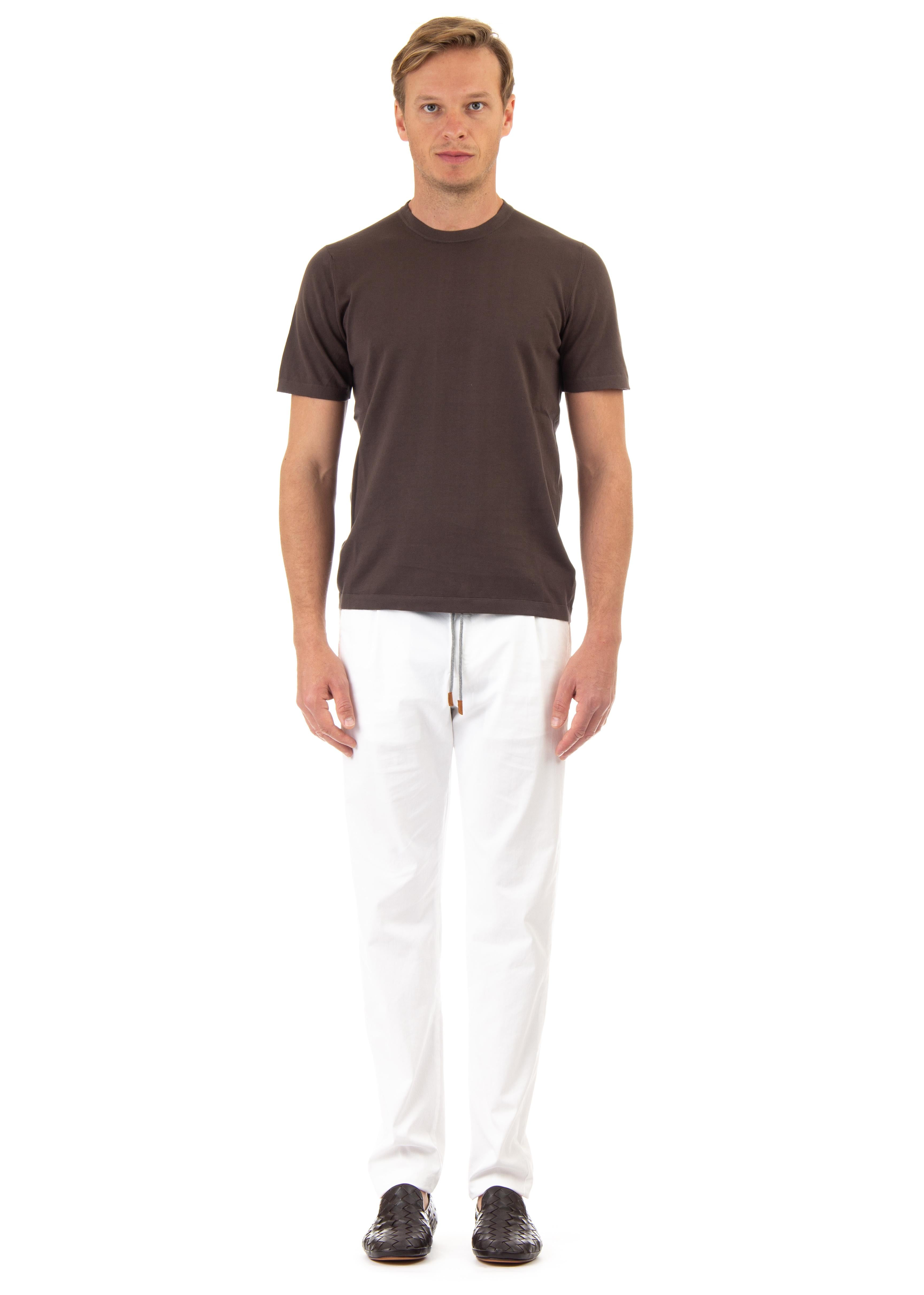 T-shirt in leggero cotone giza45 superior MU114F/2 163F Il Setaccio 