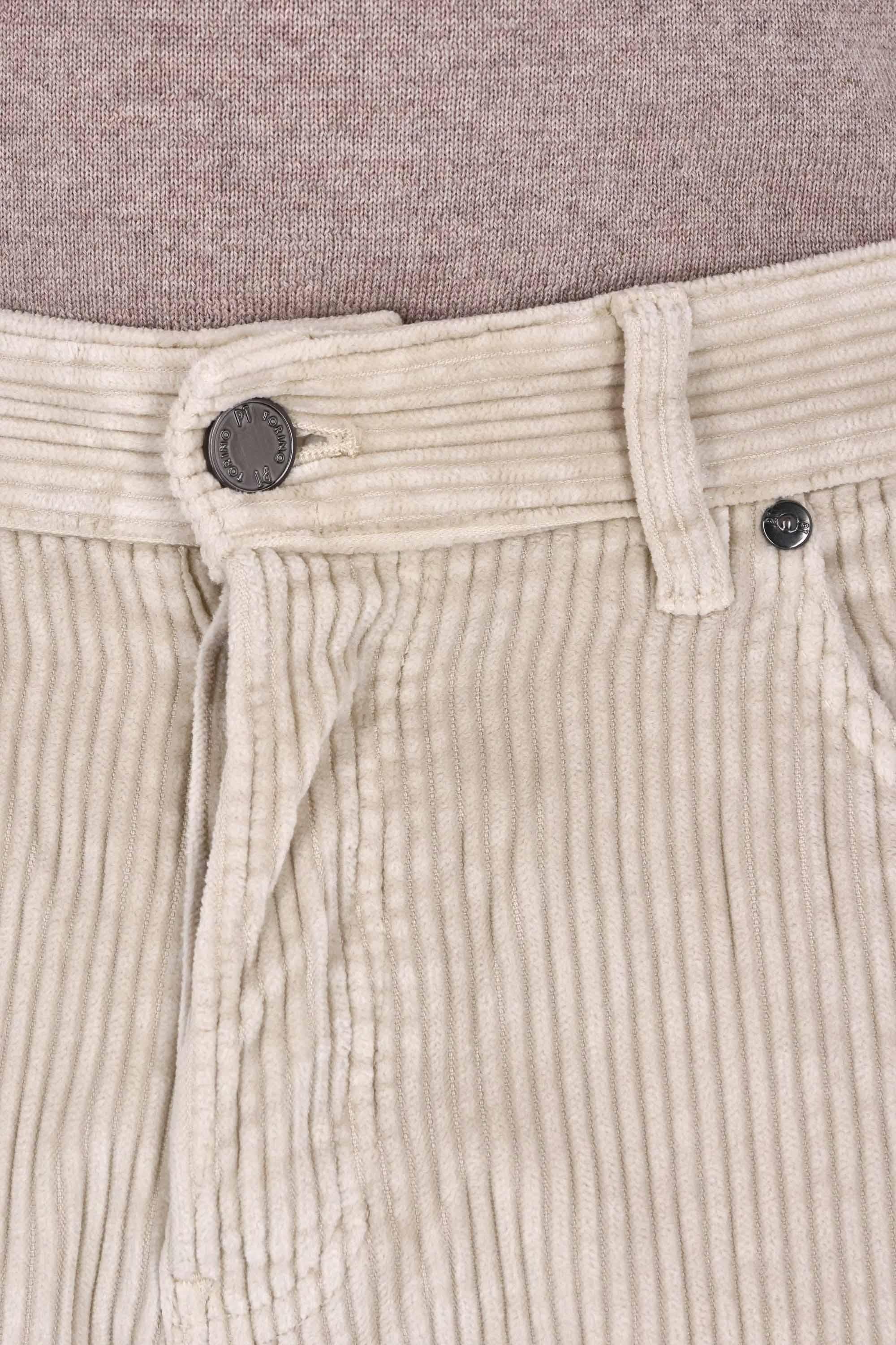 PT Denim 5 tasche color in velluto di cotone e modal Rebel fit C5RP05B0 SV09T0 Y011 