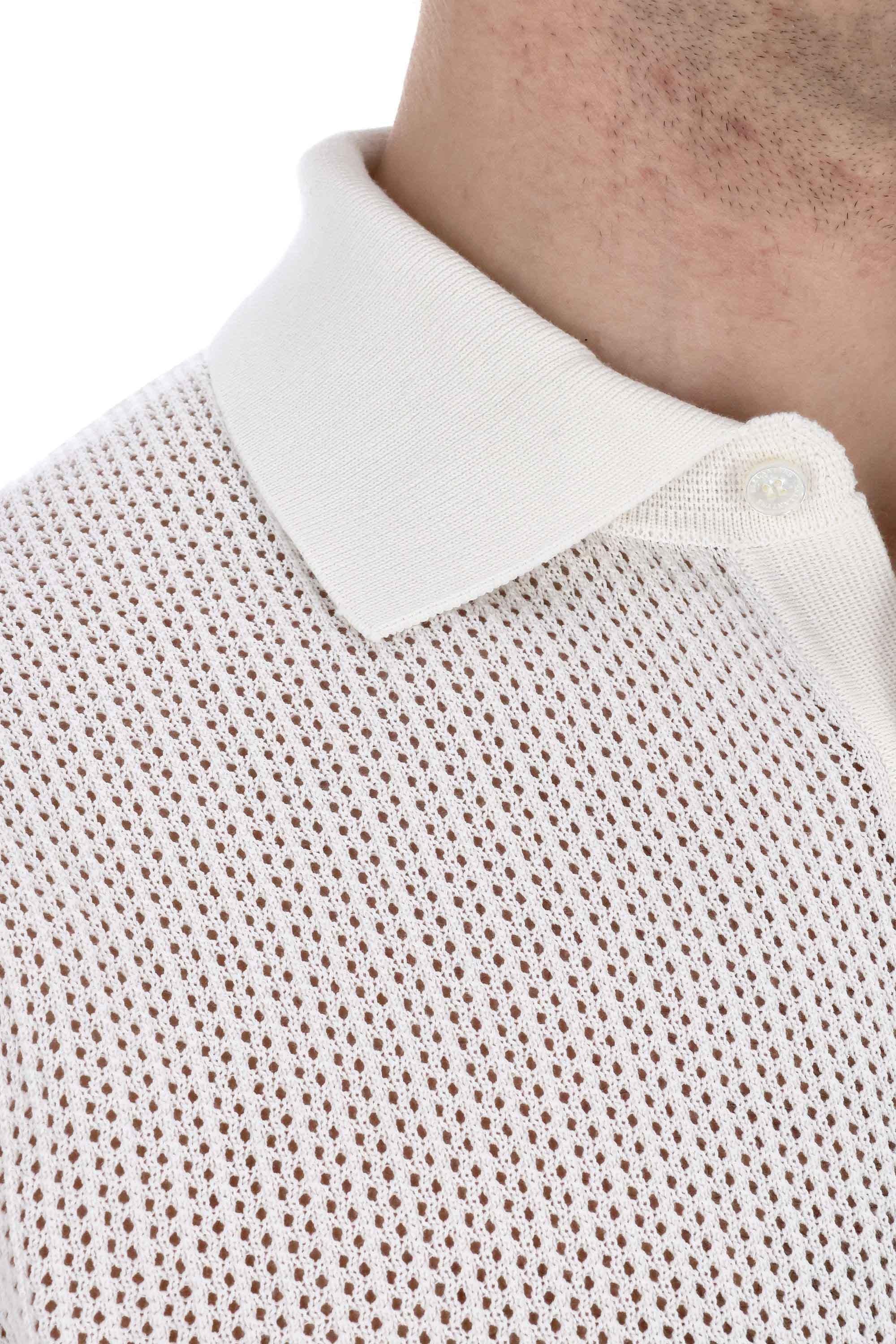 Polo in cotone traforato B2W176 12C91 10144 Ballantyne 