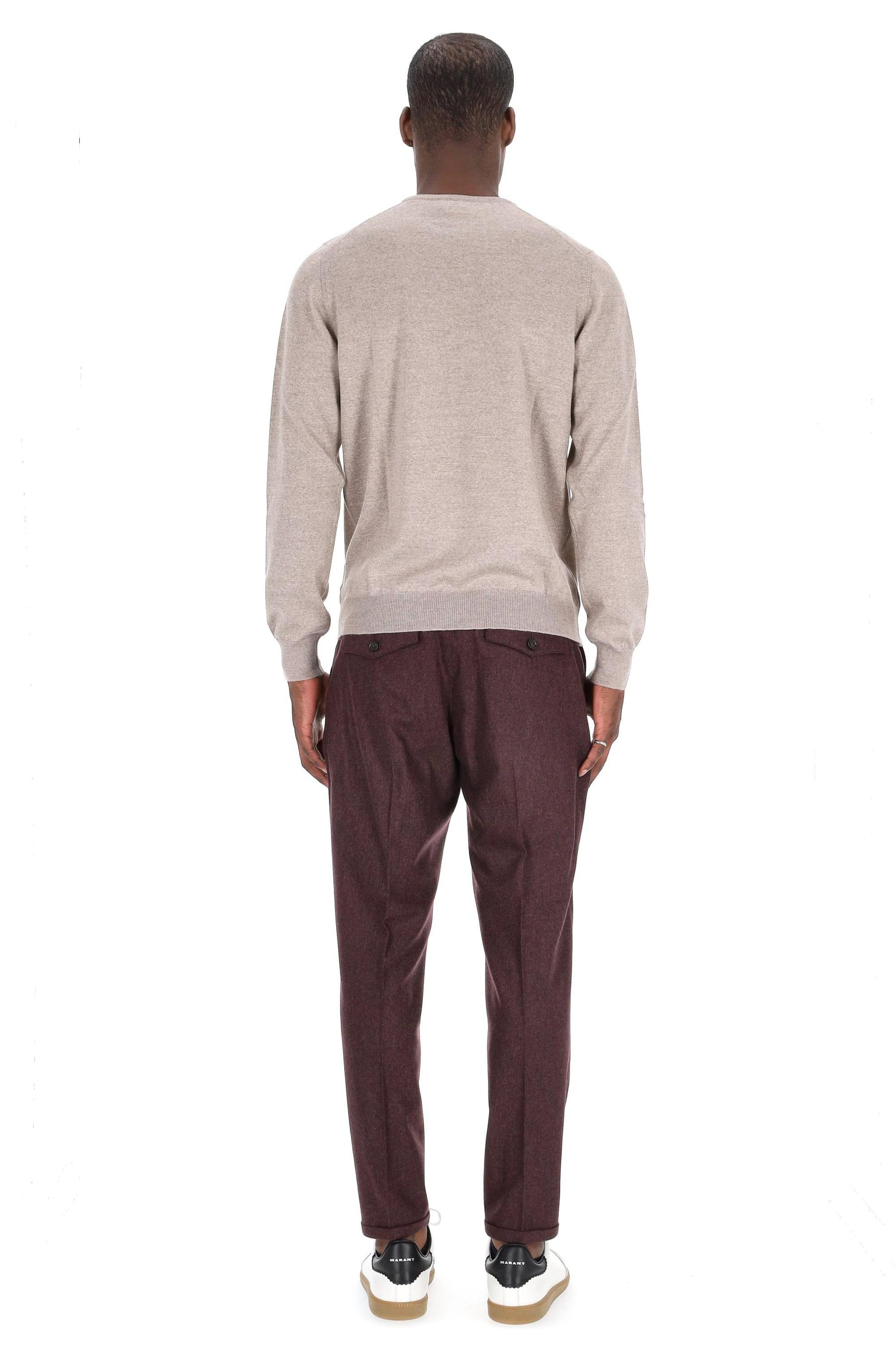 Maglia girocollo in lana merino 1429055567 0018 018 Barba 
