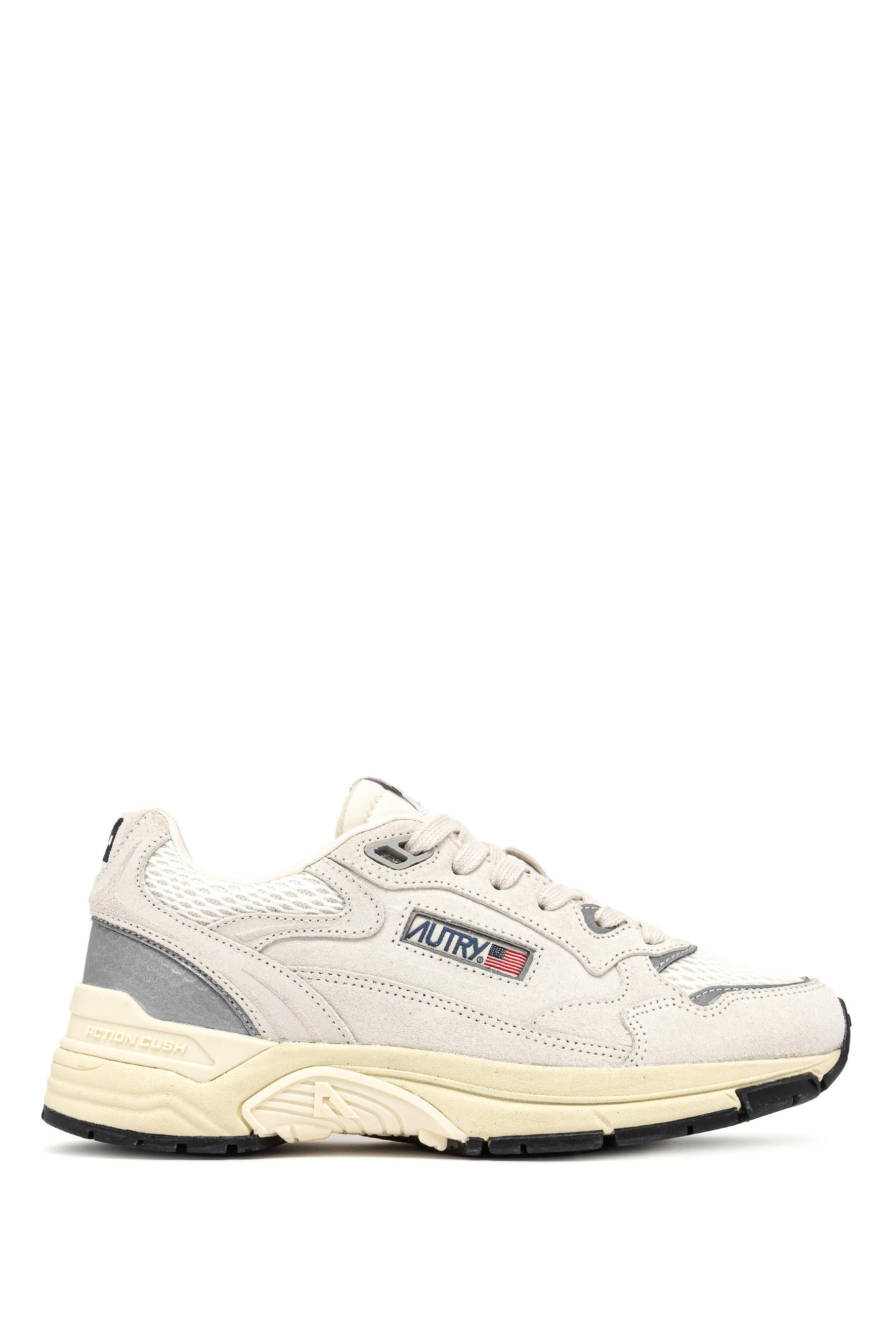Autry Running donna in camoscio modello Hyperway HYLW UM10 WHT/SILV 