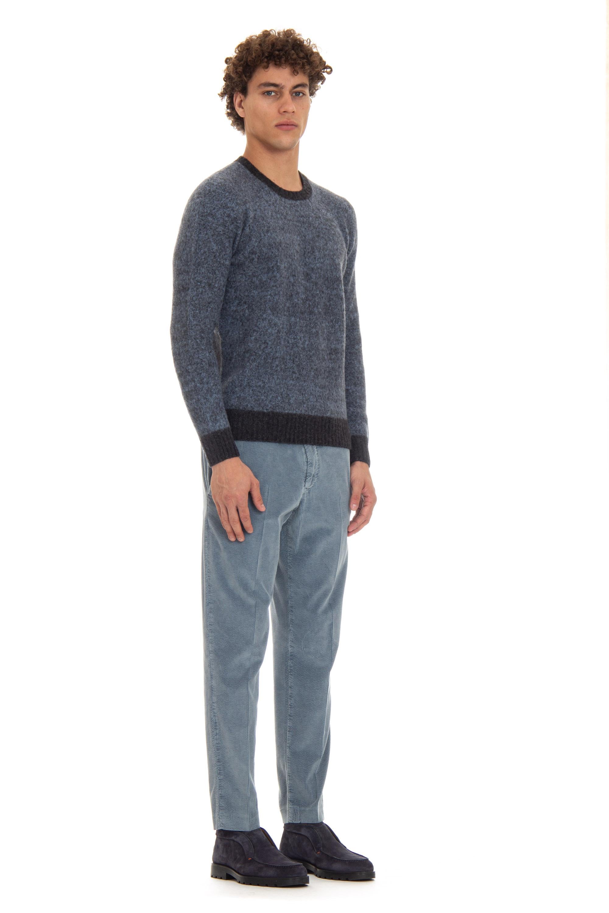 Drumohr Maglia girocollo in lana garzata supersoft D8W103MG.5 024 