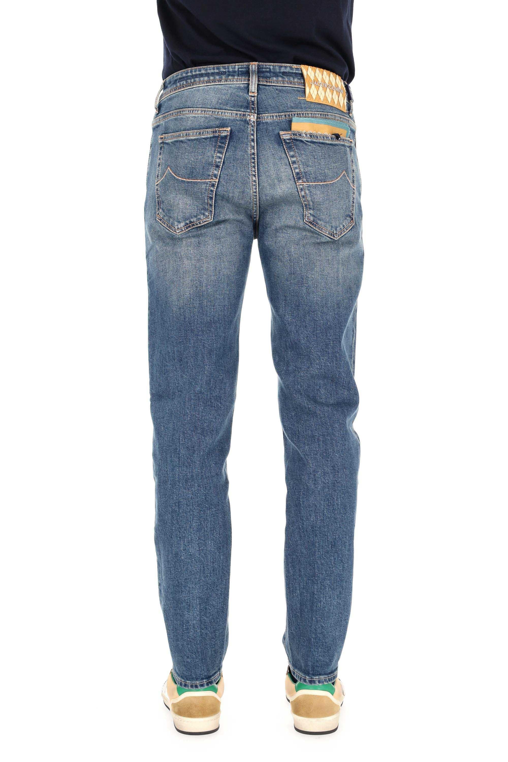 Jacob Cohen Jeans comfort etichetta geometrica cavallino Scott fit JUM_QM015-040-S4289 200D 