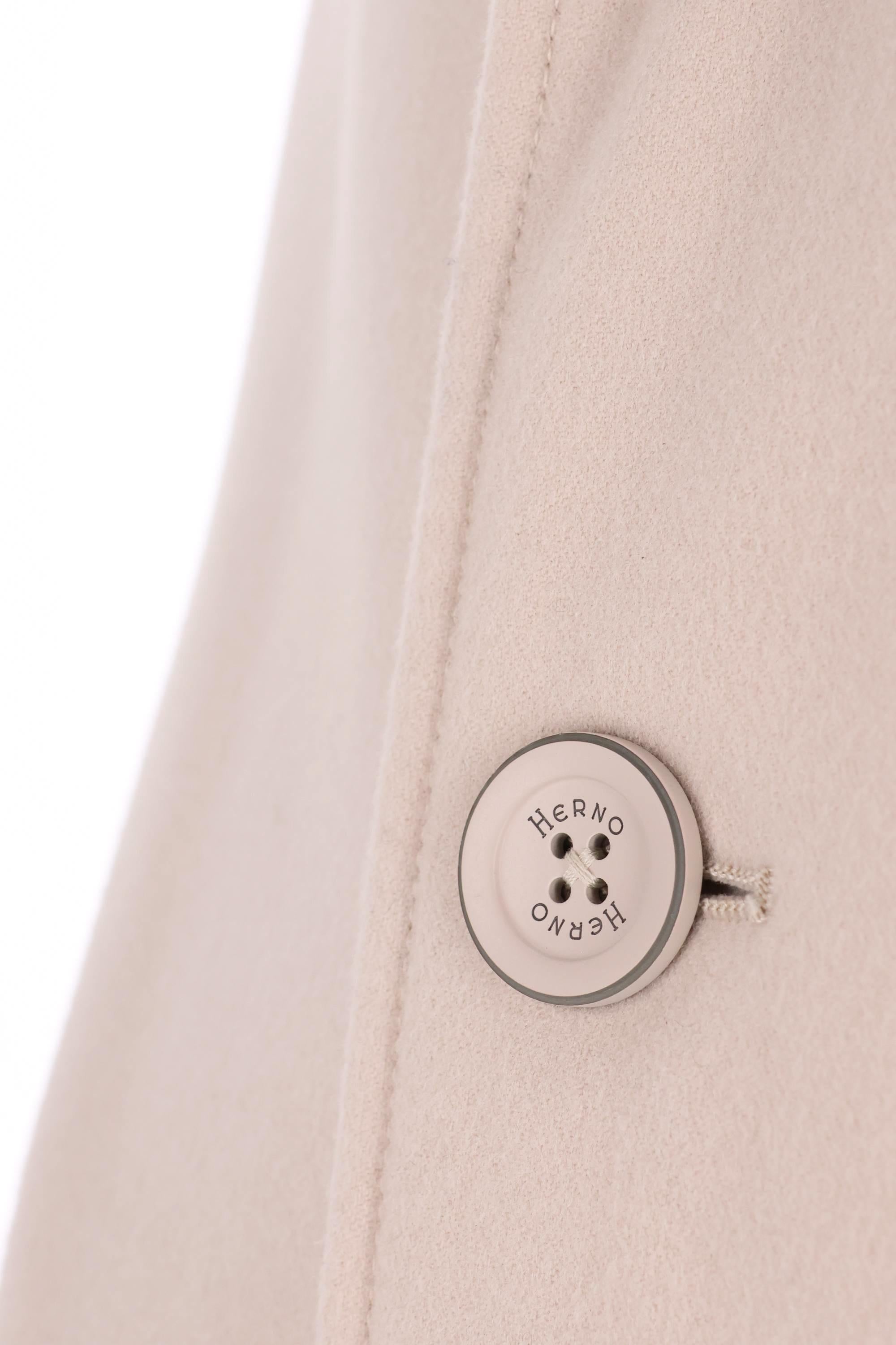 Cappotto in lana vergine imbottito CA000196U 1985 Herno 
