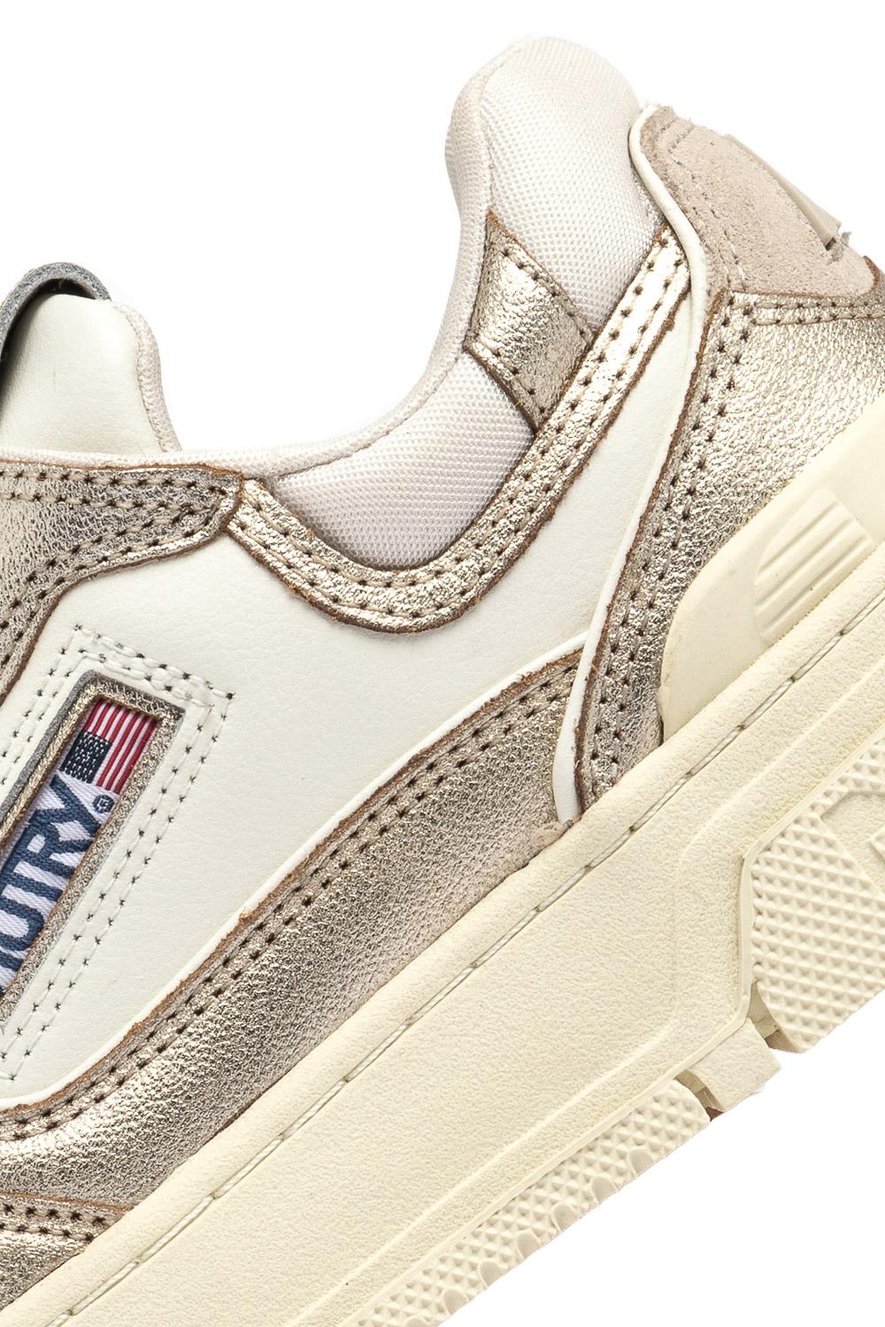 Autry Sneaker donna modello CLC dettagli bronzo ROLW MB01 WHT/PLATINUM 