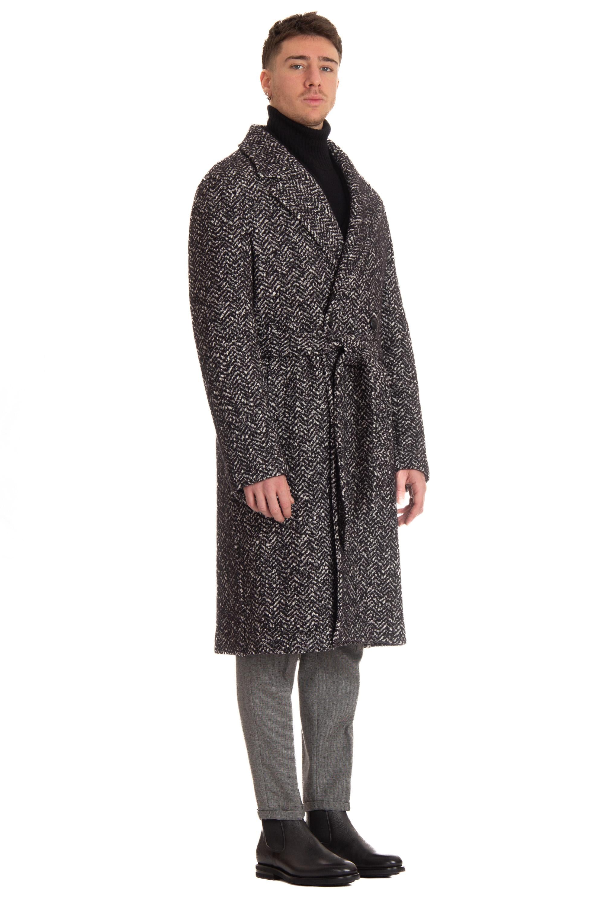 Cappotto doppiopetto in lana-cotone mod. Royce ROYCE A30007 N1288 Tagliatore 
