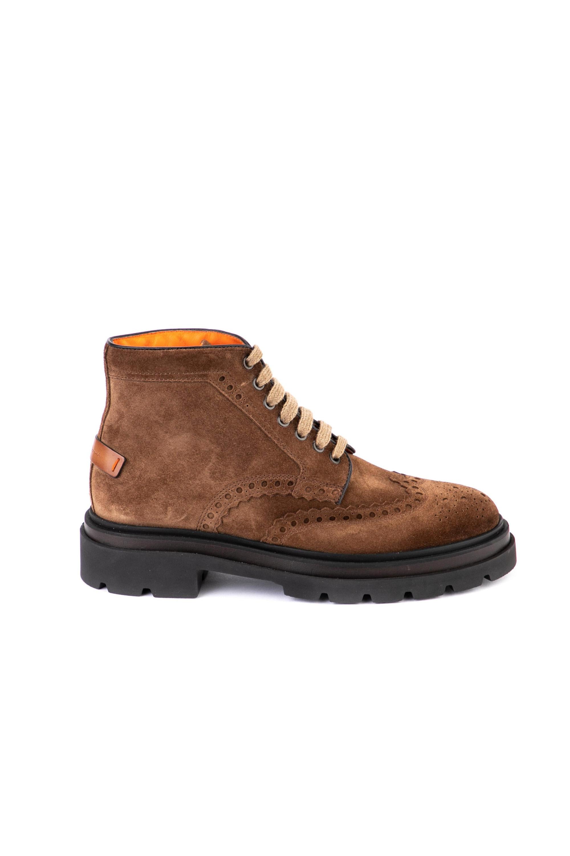 Santoni Stivaletto in camoscio modello breakout MGMI17684JK4EGXX S50 