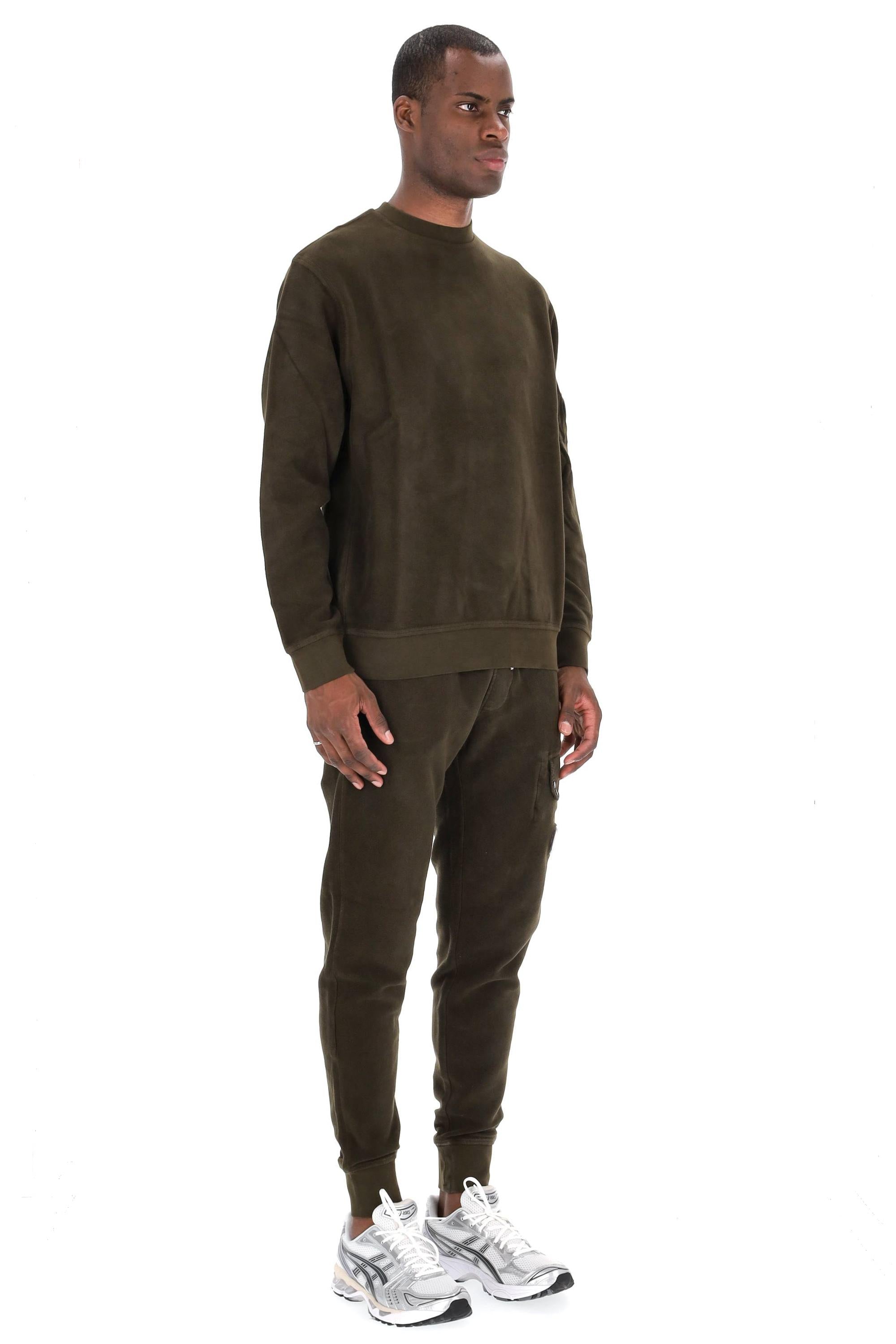 Felpa girocollo in cotone brushed MSS249A00-6614G 683 CP Company 
