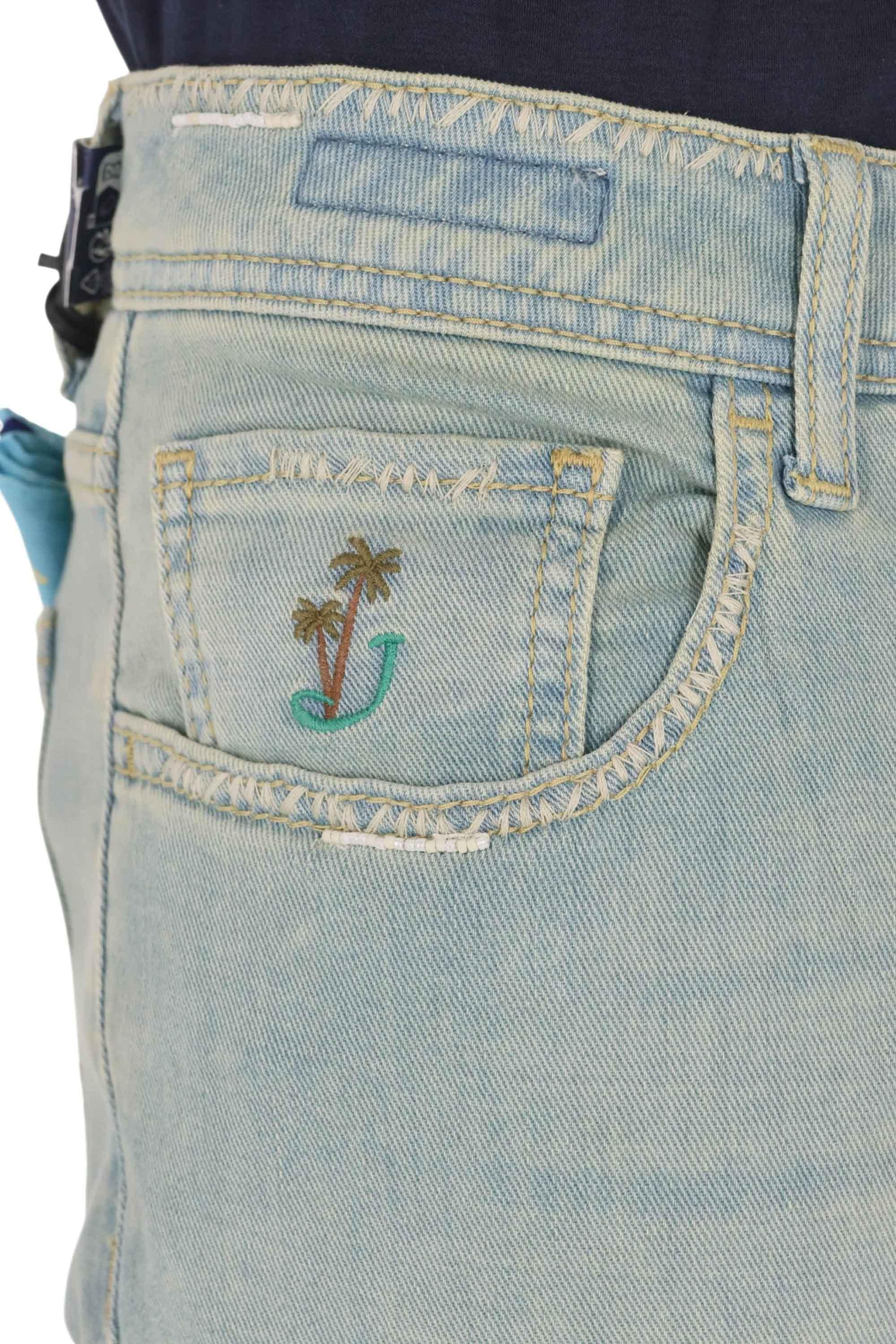 Jacob Cohen Jeans sabbiato in cotone comfort Nick fit linea Resort QR004-R02-S2851 300D 
