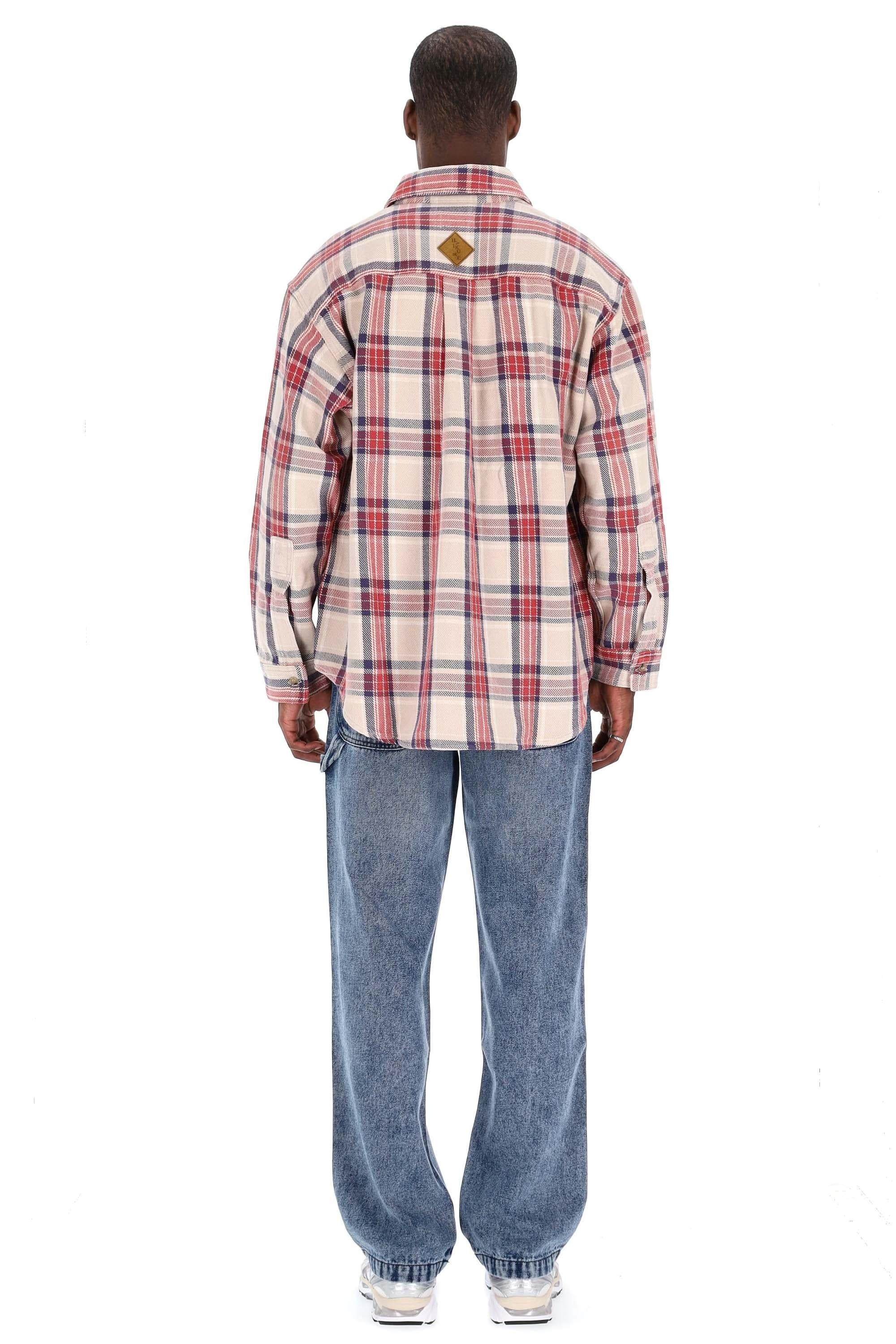Overshirt check in cotone modello Nelson 06054TF135 CV466 Haikure 