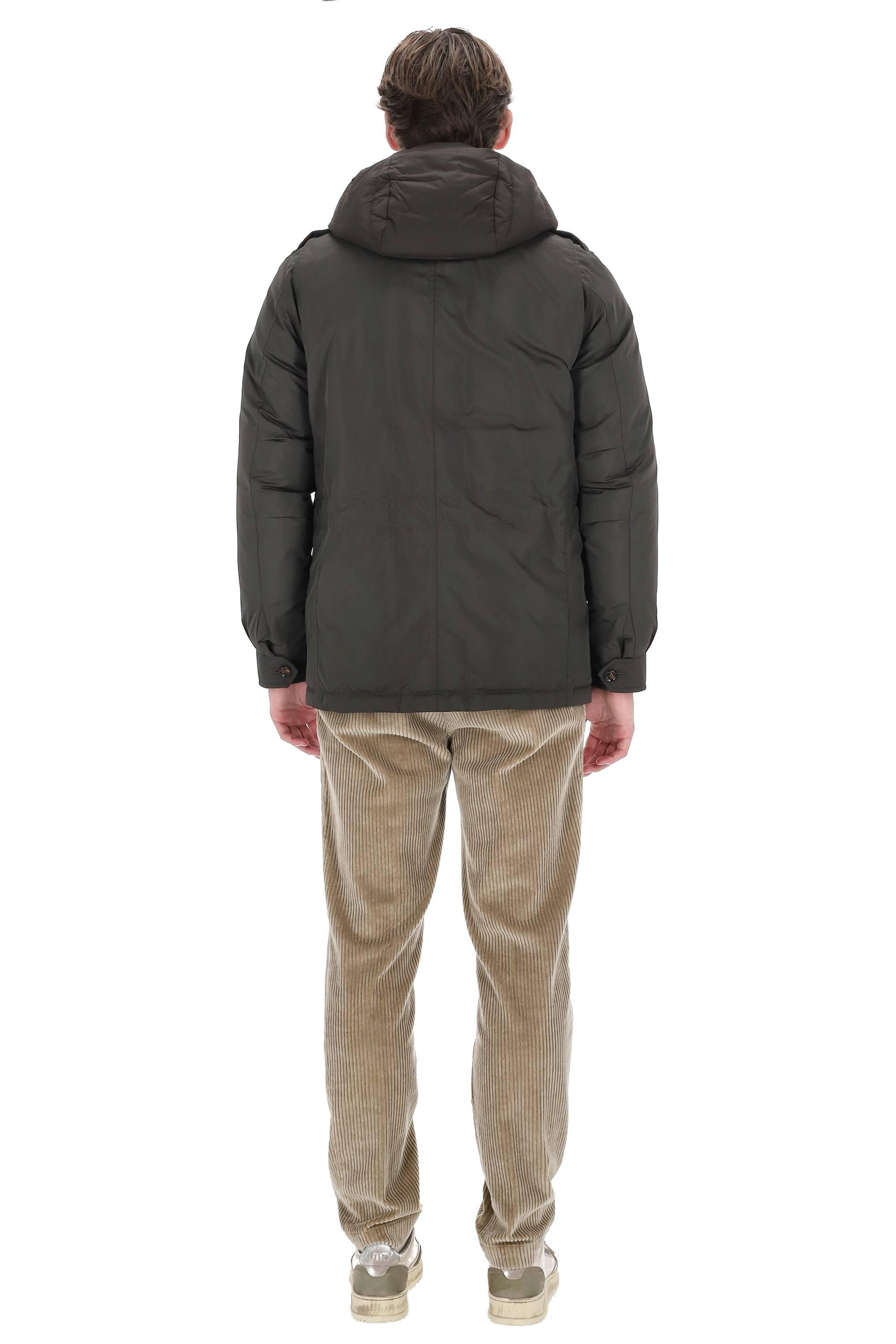 Moorer Sahariana in nylon imbotitta in piuma modello Isac-WK ISAC-WK U0311 