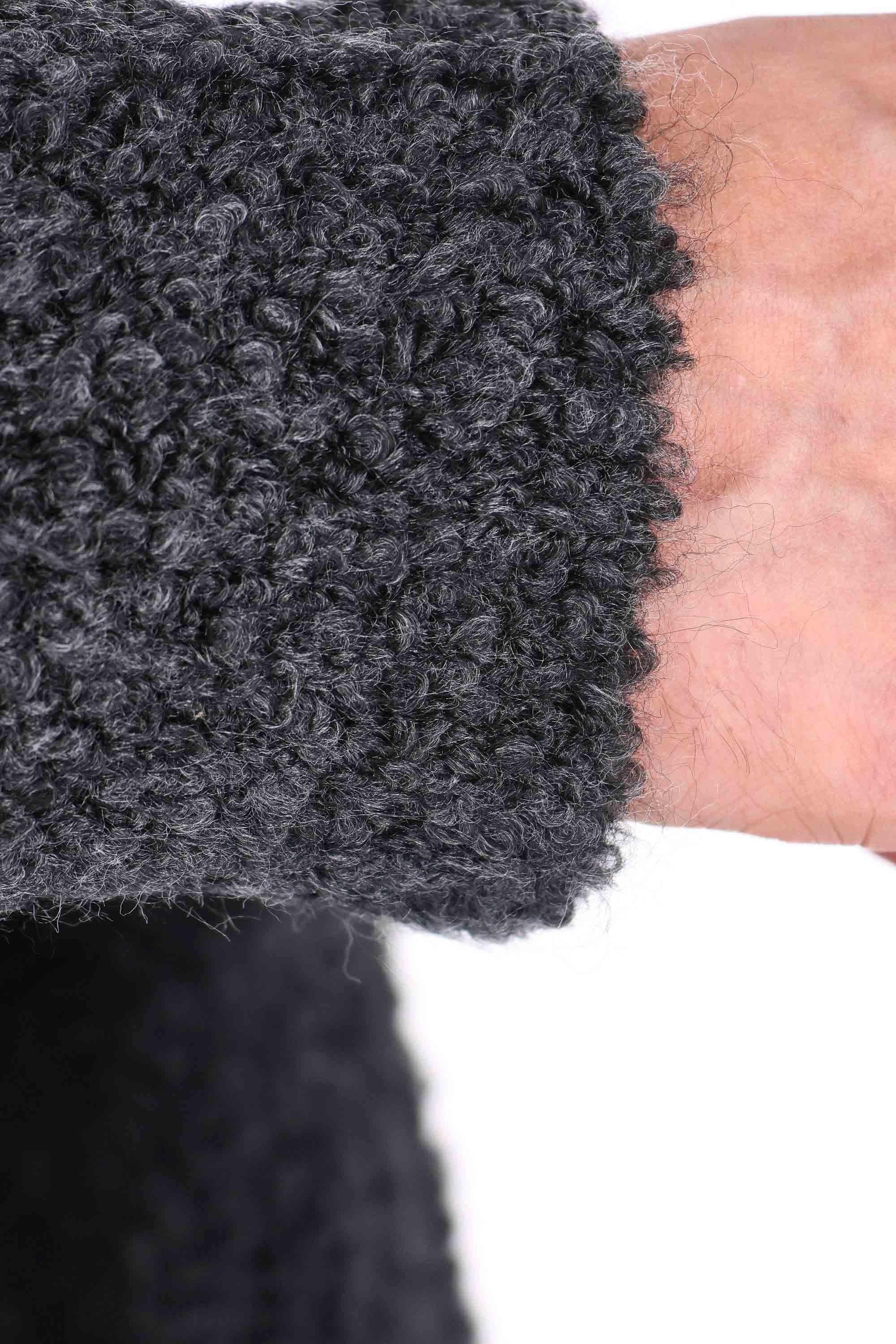 Tagliatore Cardigan in misto lana effetto bouclé KIELDER-25I397 GRIGIO 