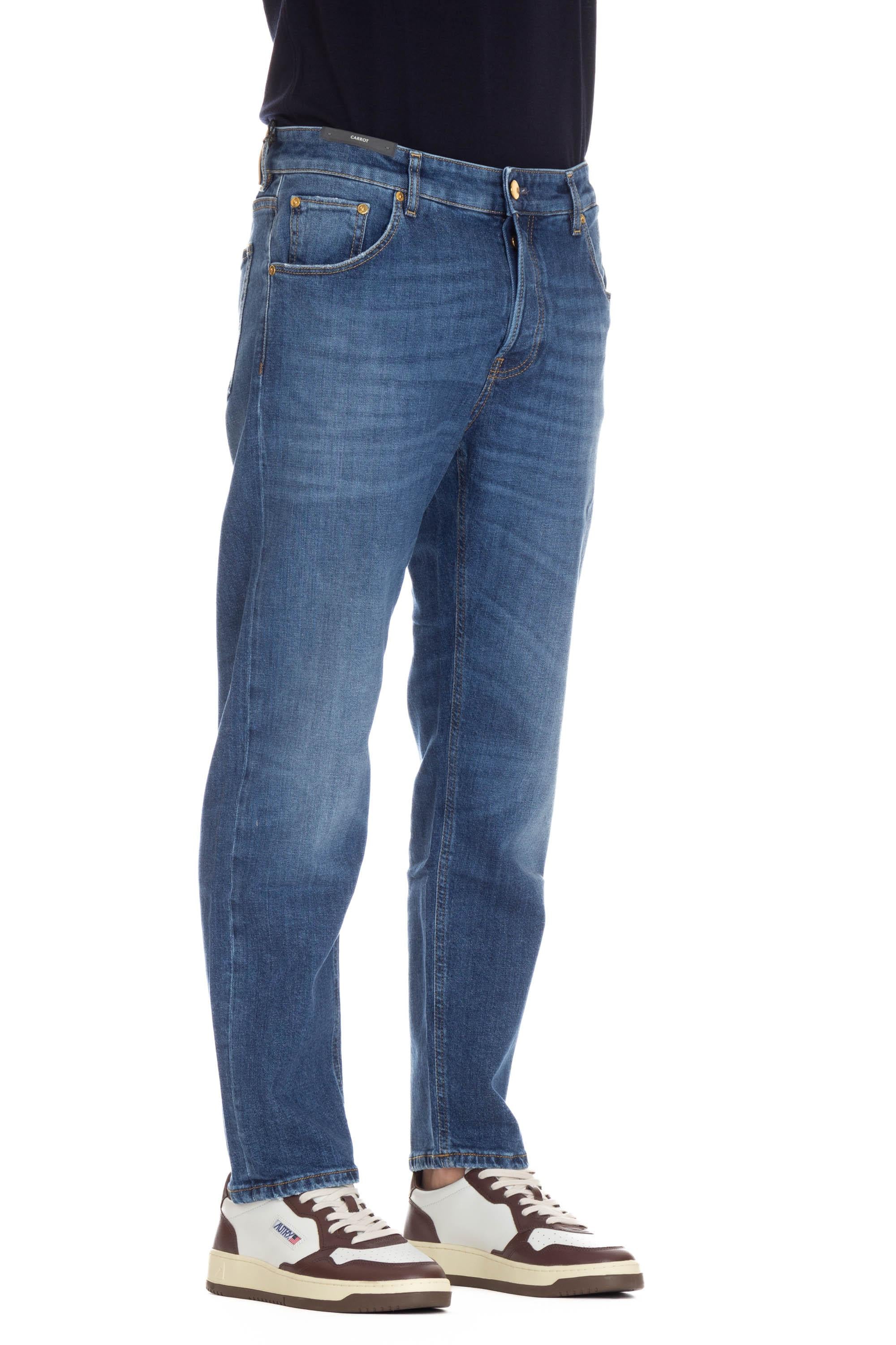 PT Denim Jeans etichetta camoscio Carrot fit RP05B0 CA4840 ML21 