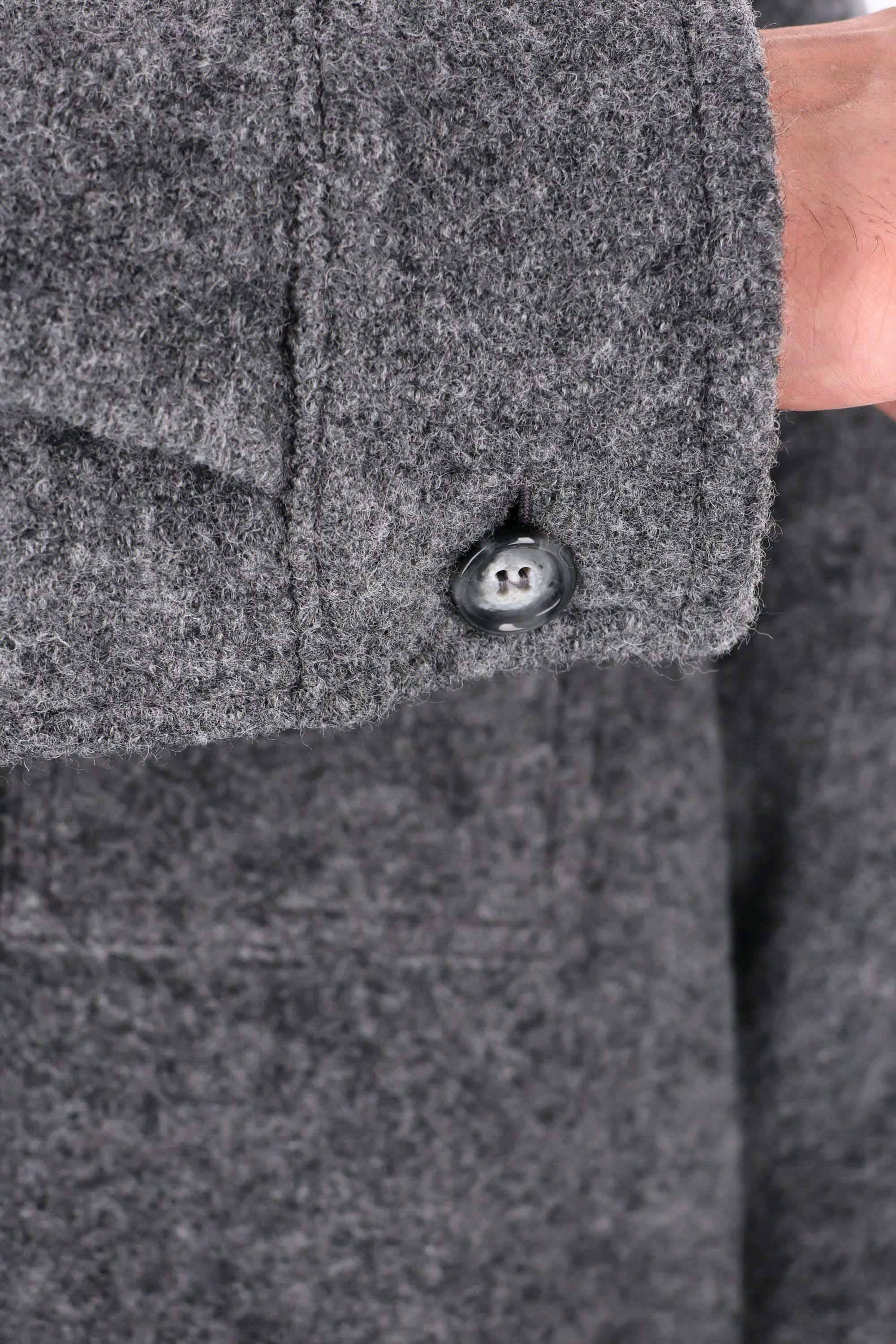 A.P.C. Work jacket in pura lana WVBEH-H32029 PLA-GRIS CHINE 