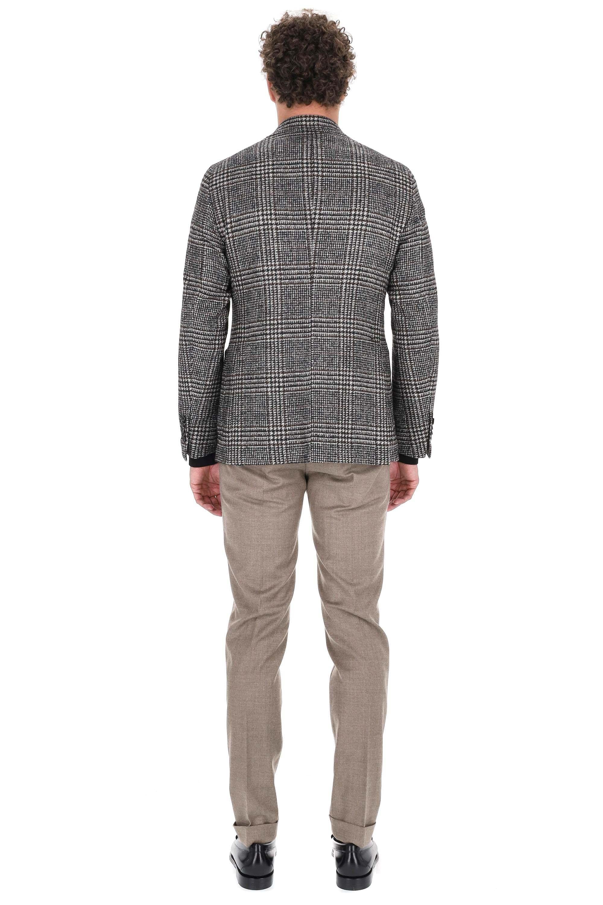 Tagliatore Giacca in lana-alpaca check mod. Pino Lerario G-PL26K-850028 N522 
