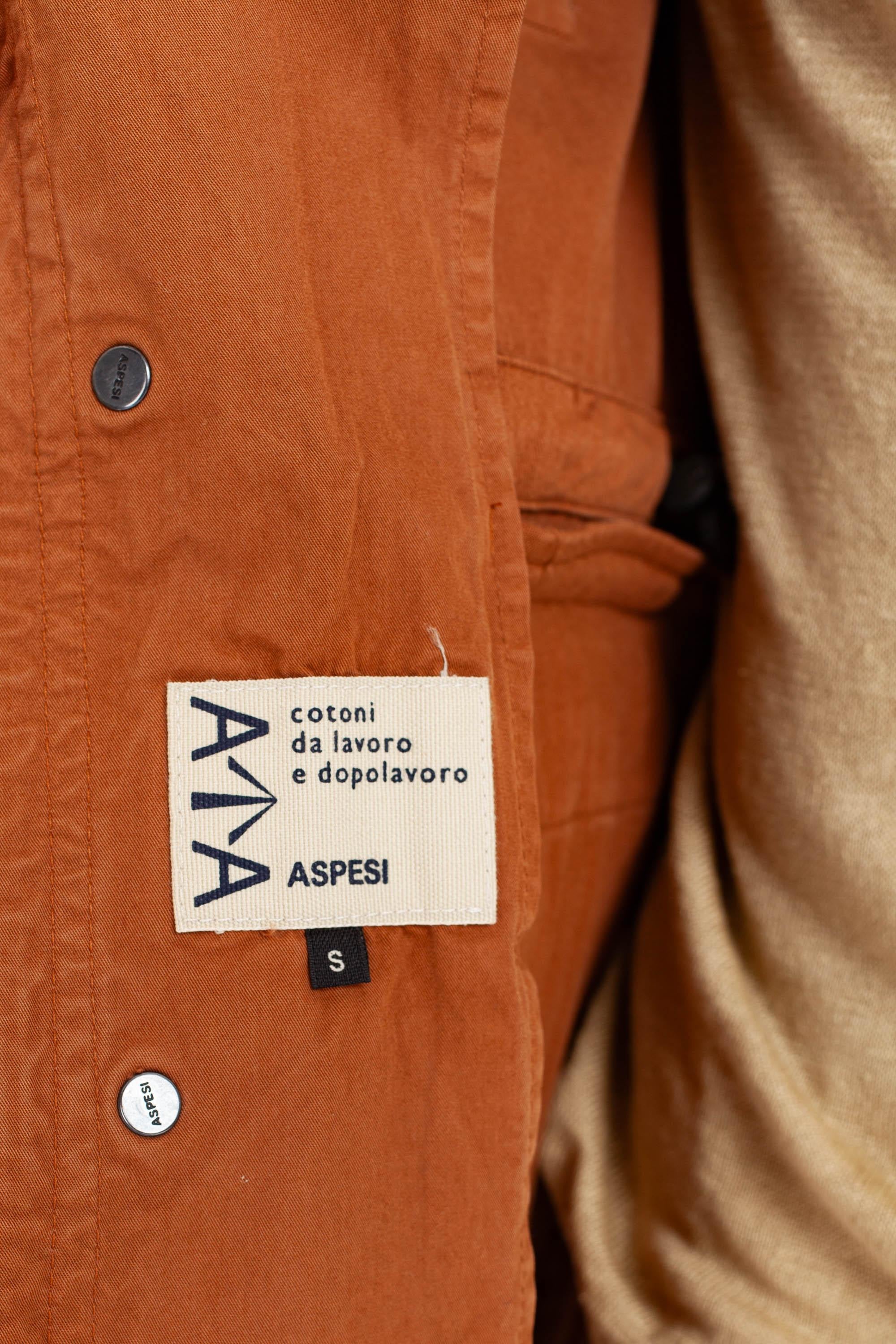 Mini field jacket in cotone con logo staccabile CG20 A262 ST/2 85321 Aspesi 