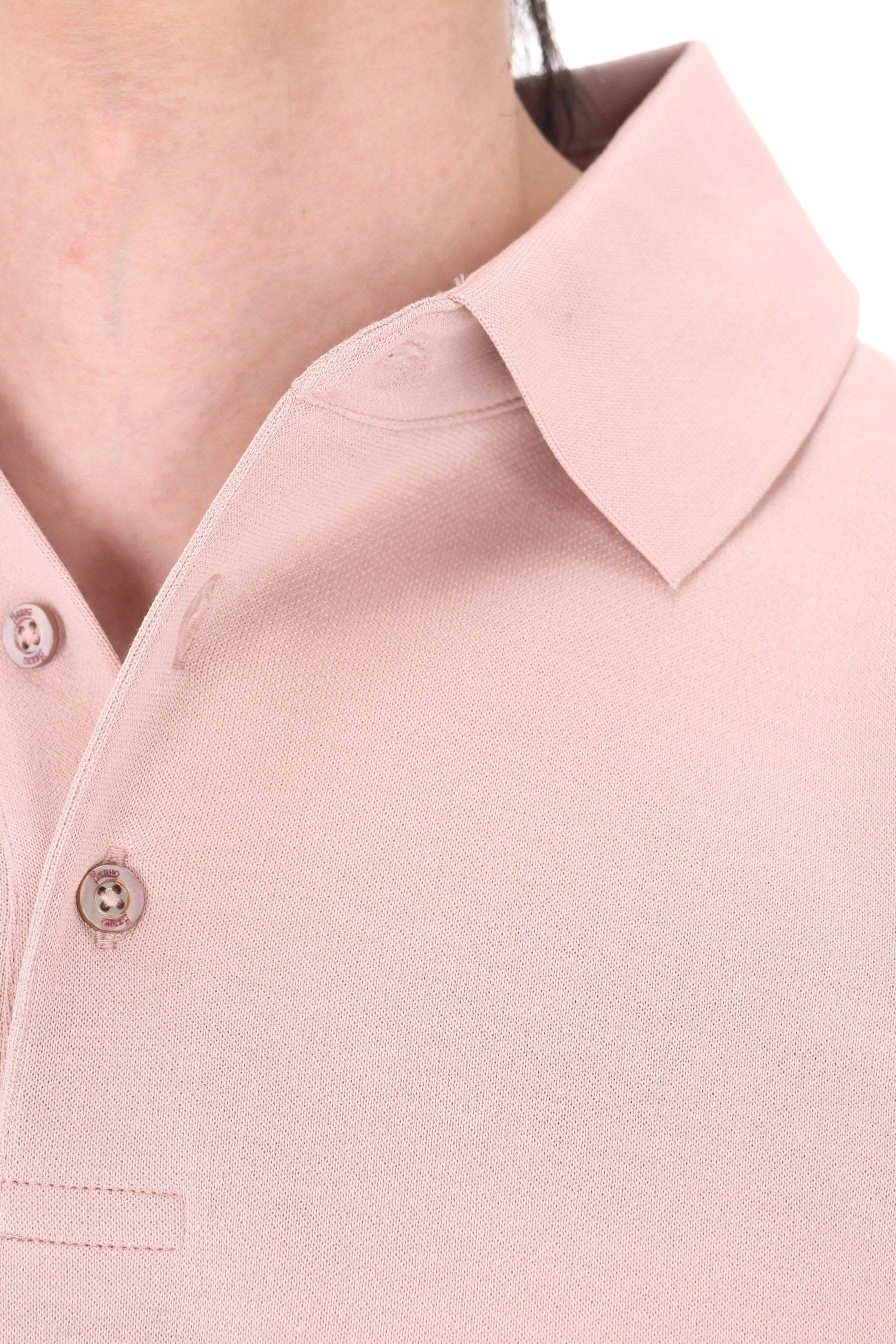 Herno Polo in jersey di cotone effetto maglia JPL00125U 4039 