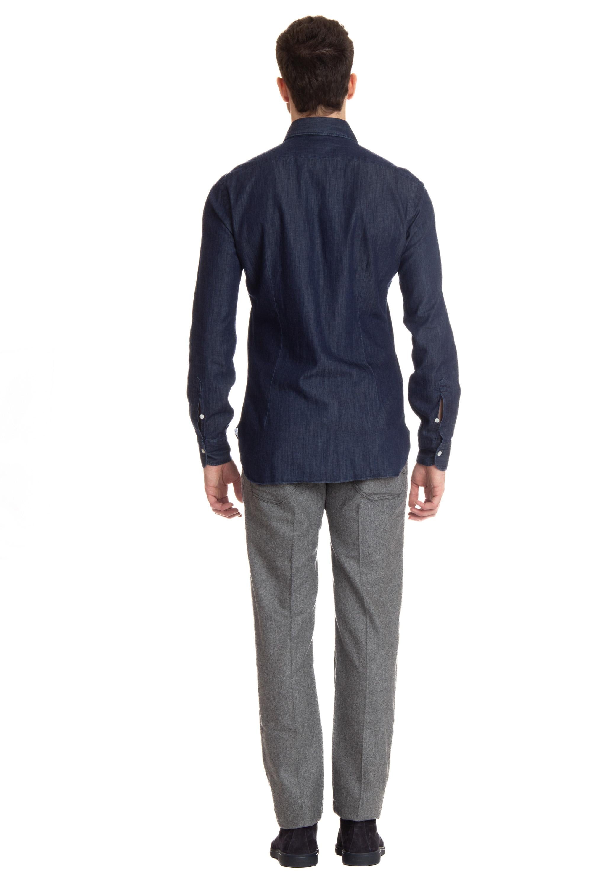Camicia sartoriale in denim LIU13P0136035.U MULTICOLOR Barba 