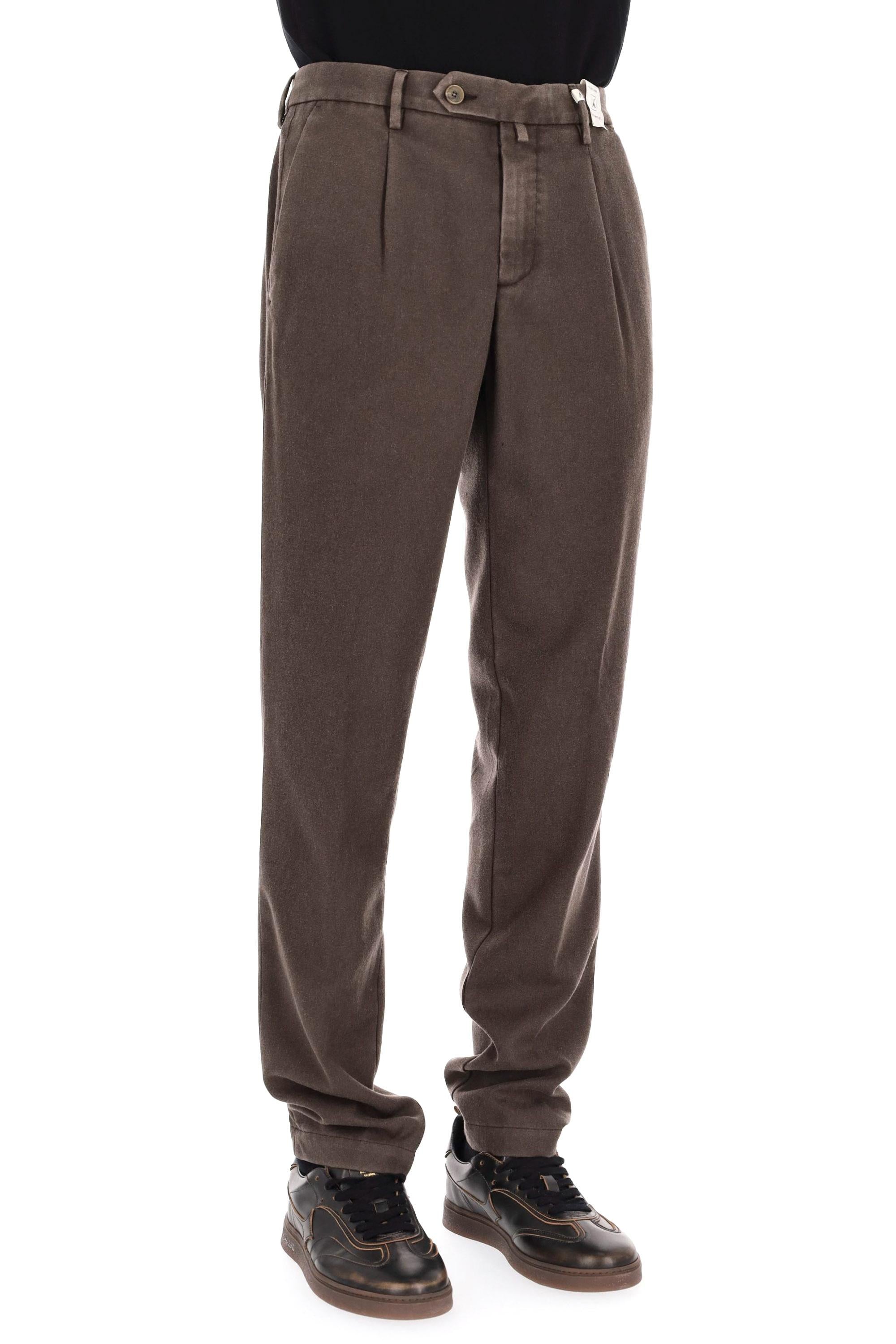 Pantalone in lana-cashmere delavé 25WM19LONG 102/2 81 Myths 