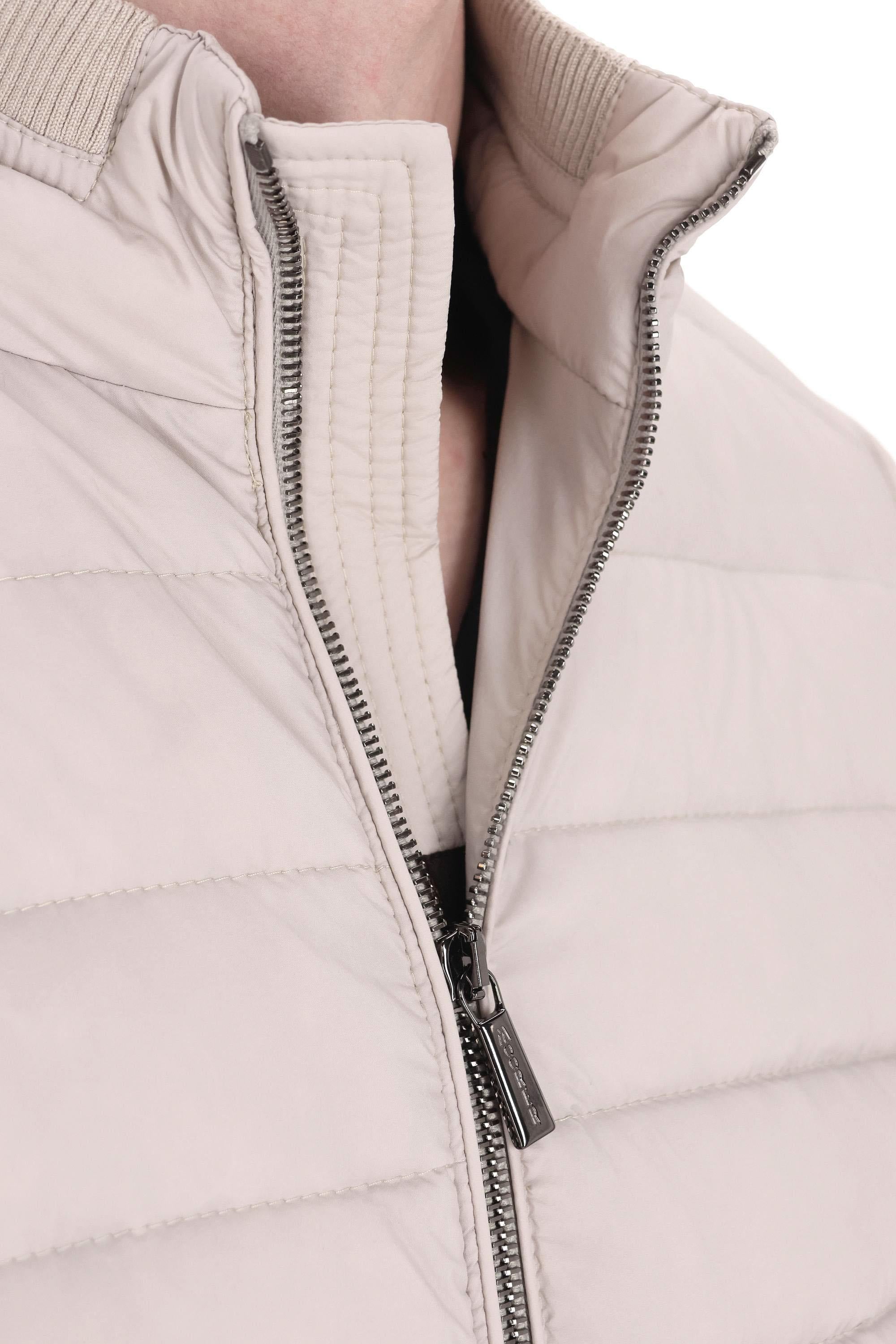 Moorer Piumino bomber con maniche in maglia mod. Cattaneo-S3r CATTANEO-S3R MANDORLA 