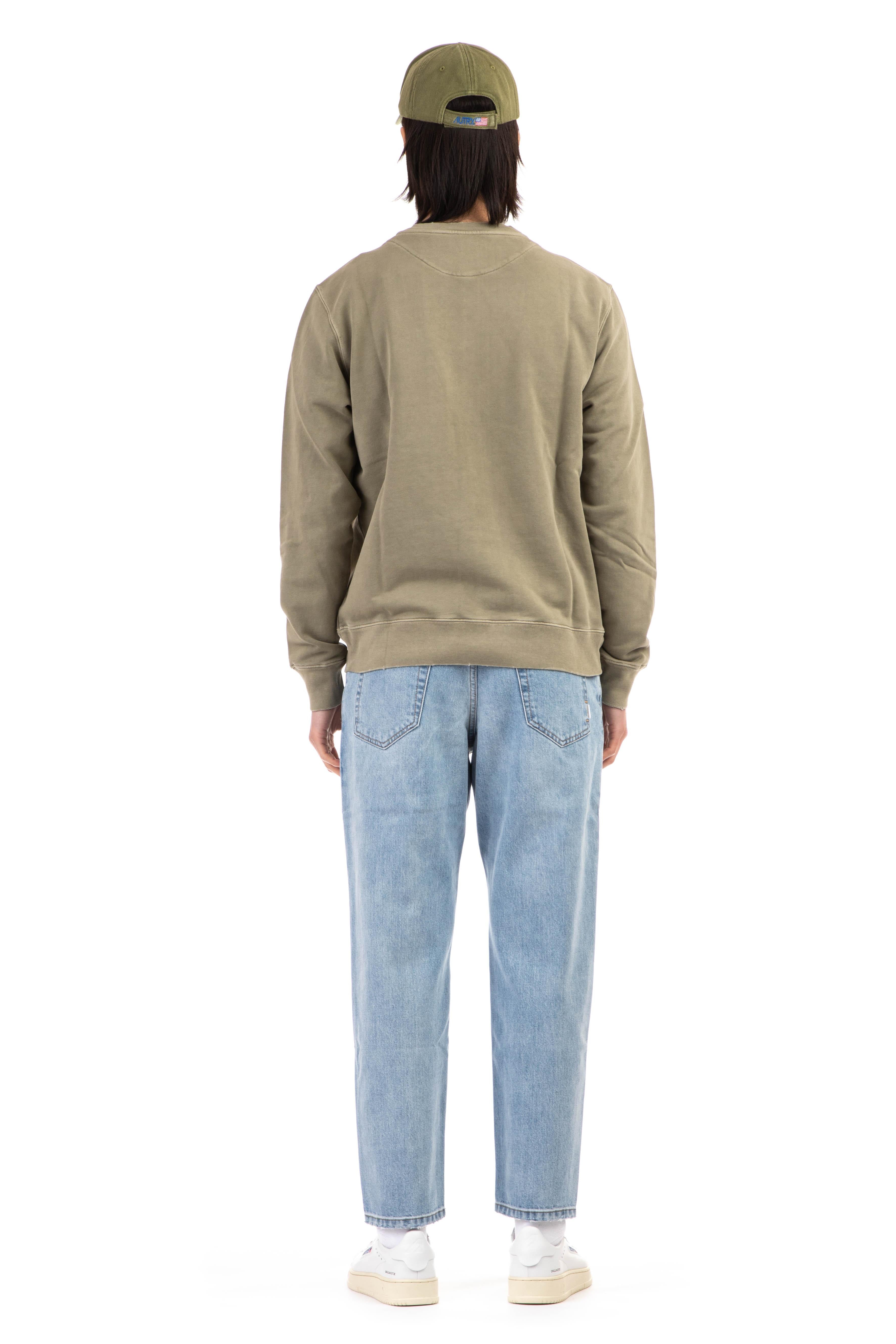 Felpa supervintage in cotone SWSM 2544 L GR Autry 