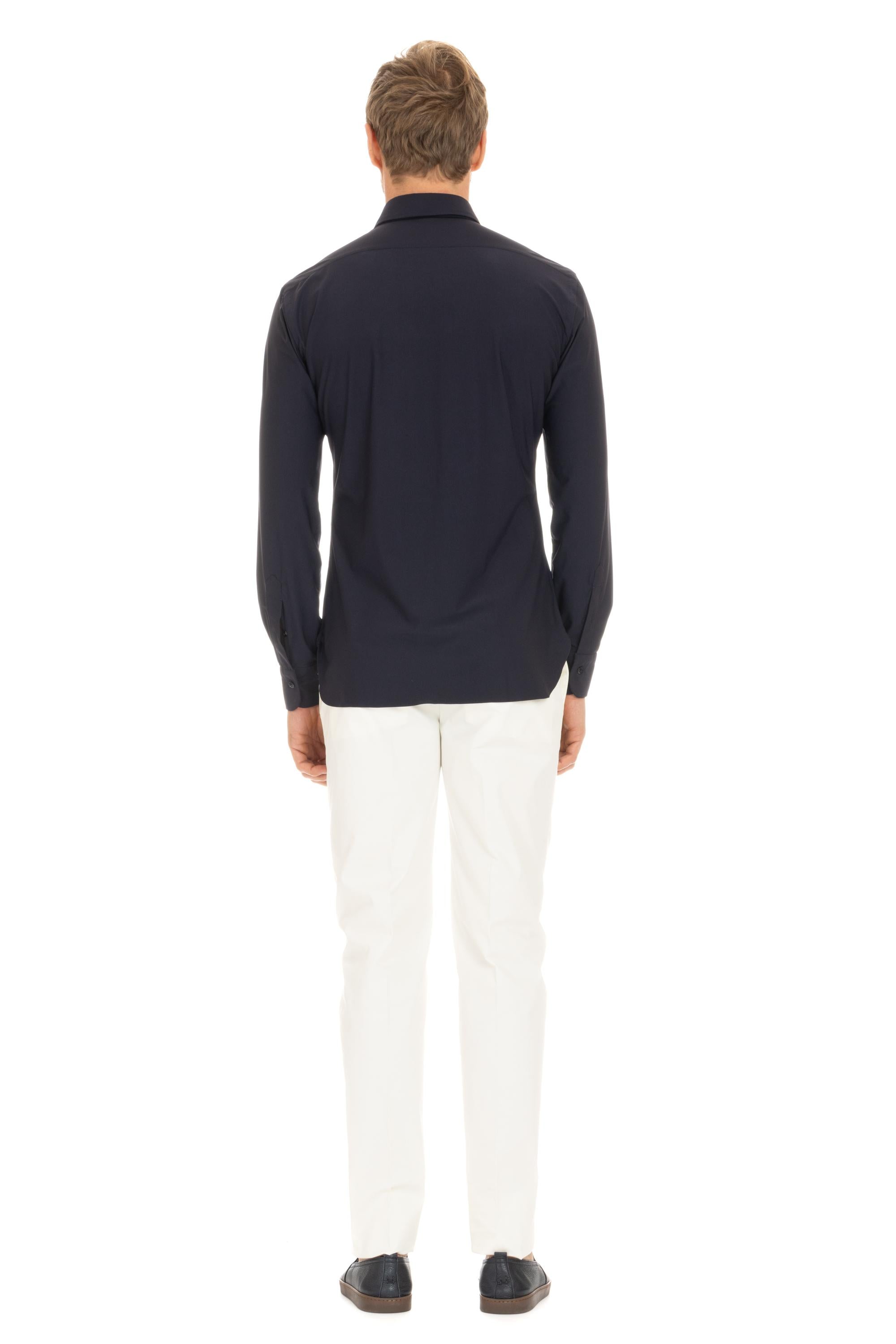 Camicia "La Polo" in cotone stretch CKU02P01PZ2997U 0001 Barba 