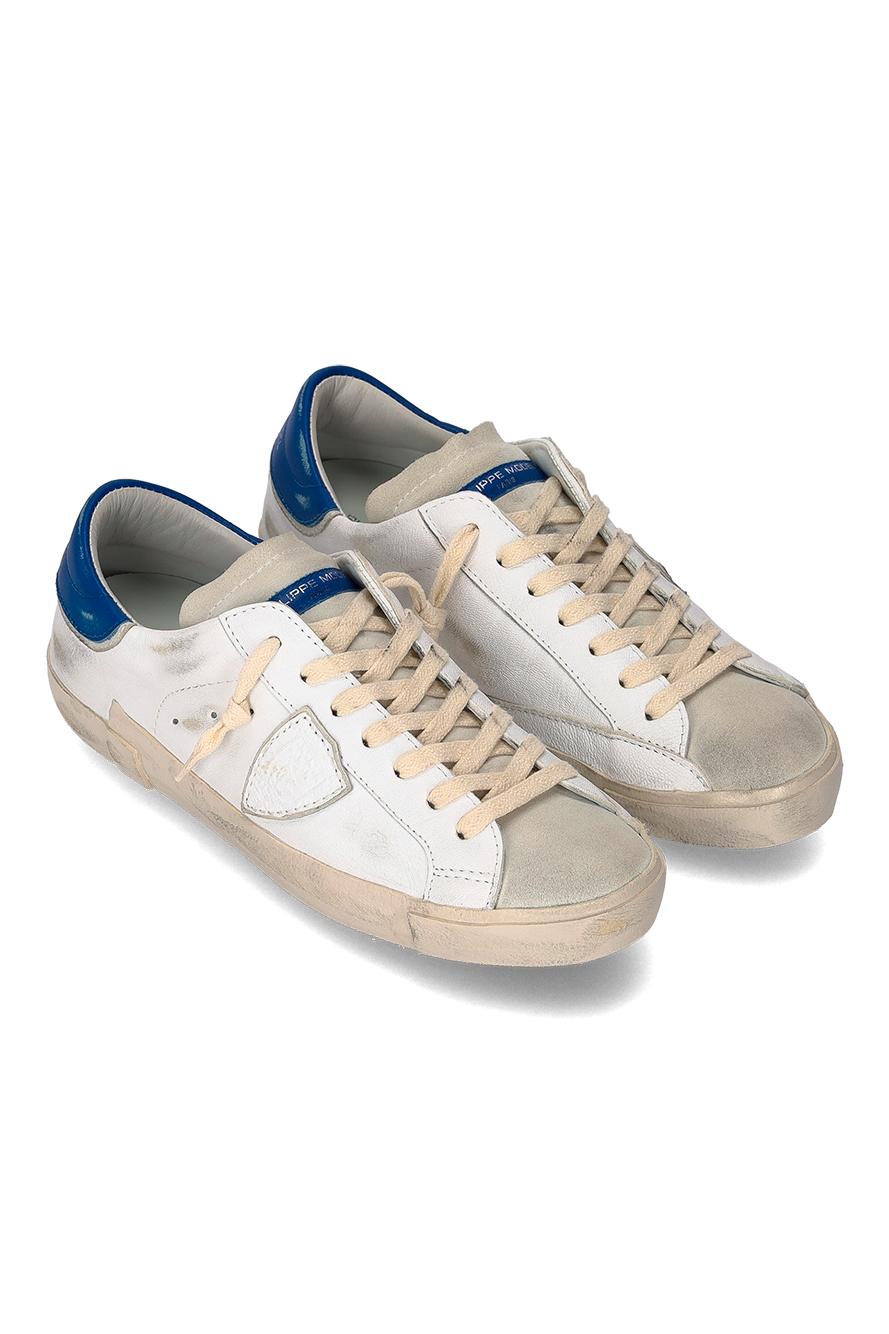 Sneaker low PRSX bimateriale talloncino bluette PRLU PRSX/12 WX46 Philippe Model 