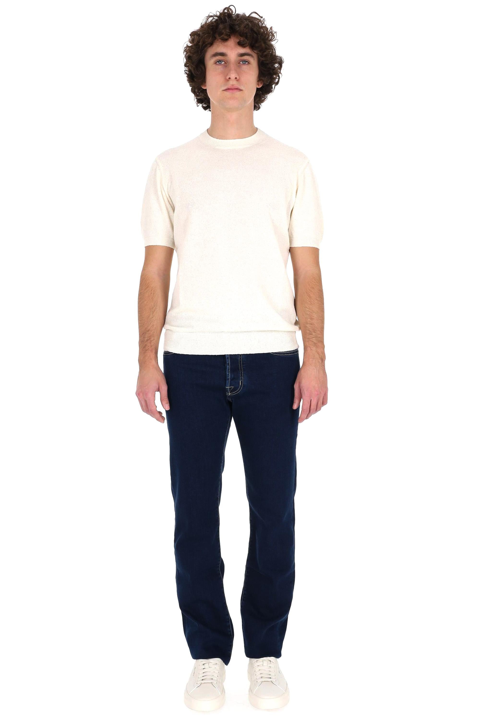 Drumohr T-shirt in leggera spugna D9SP100L 101 