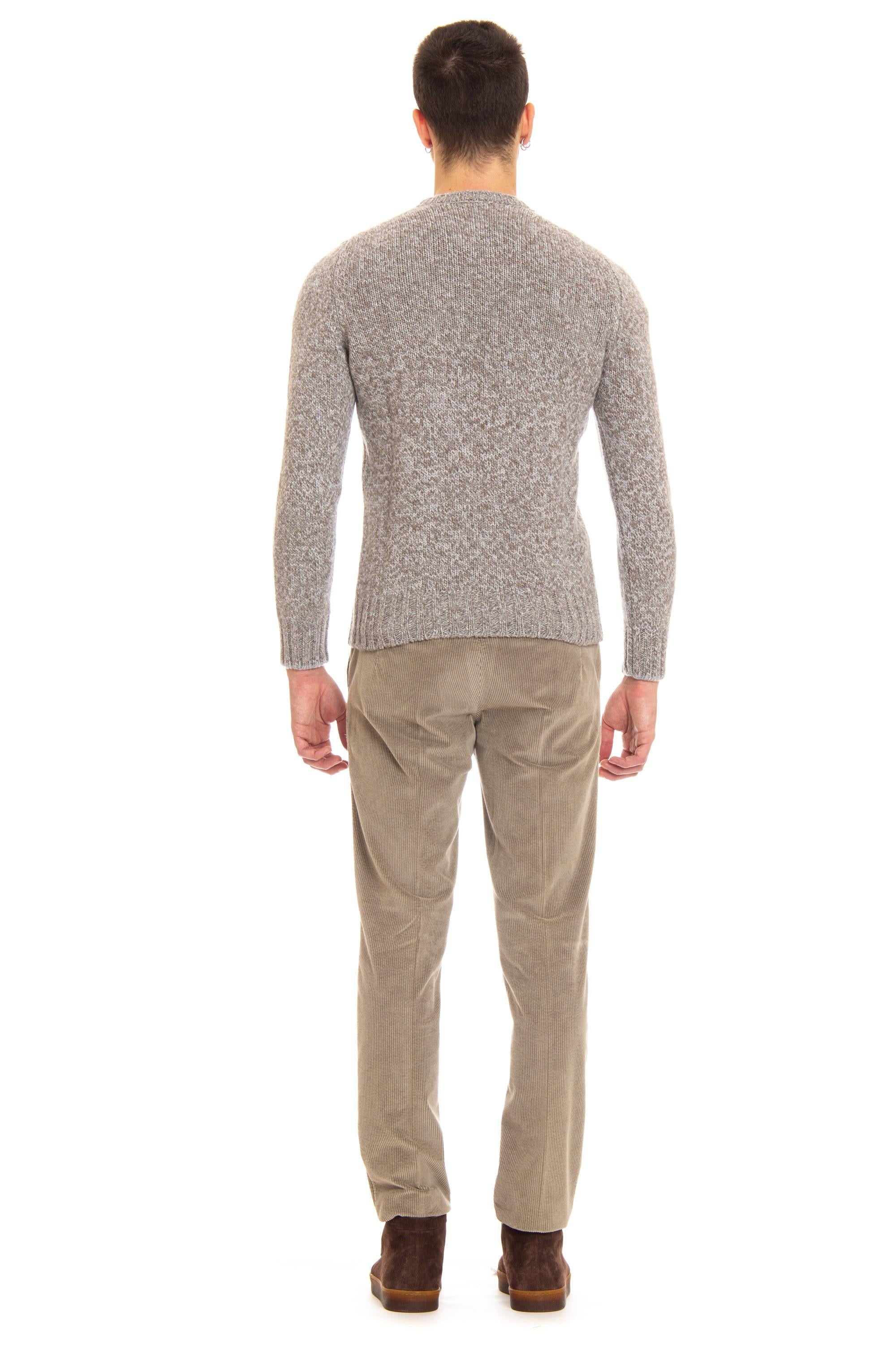 Maglia girocollo in lana vergine mouline' 10158 25701_N8 800 Gran Sasso 