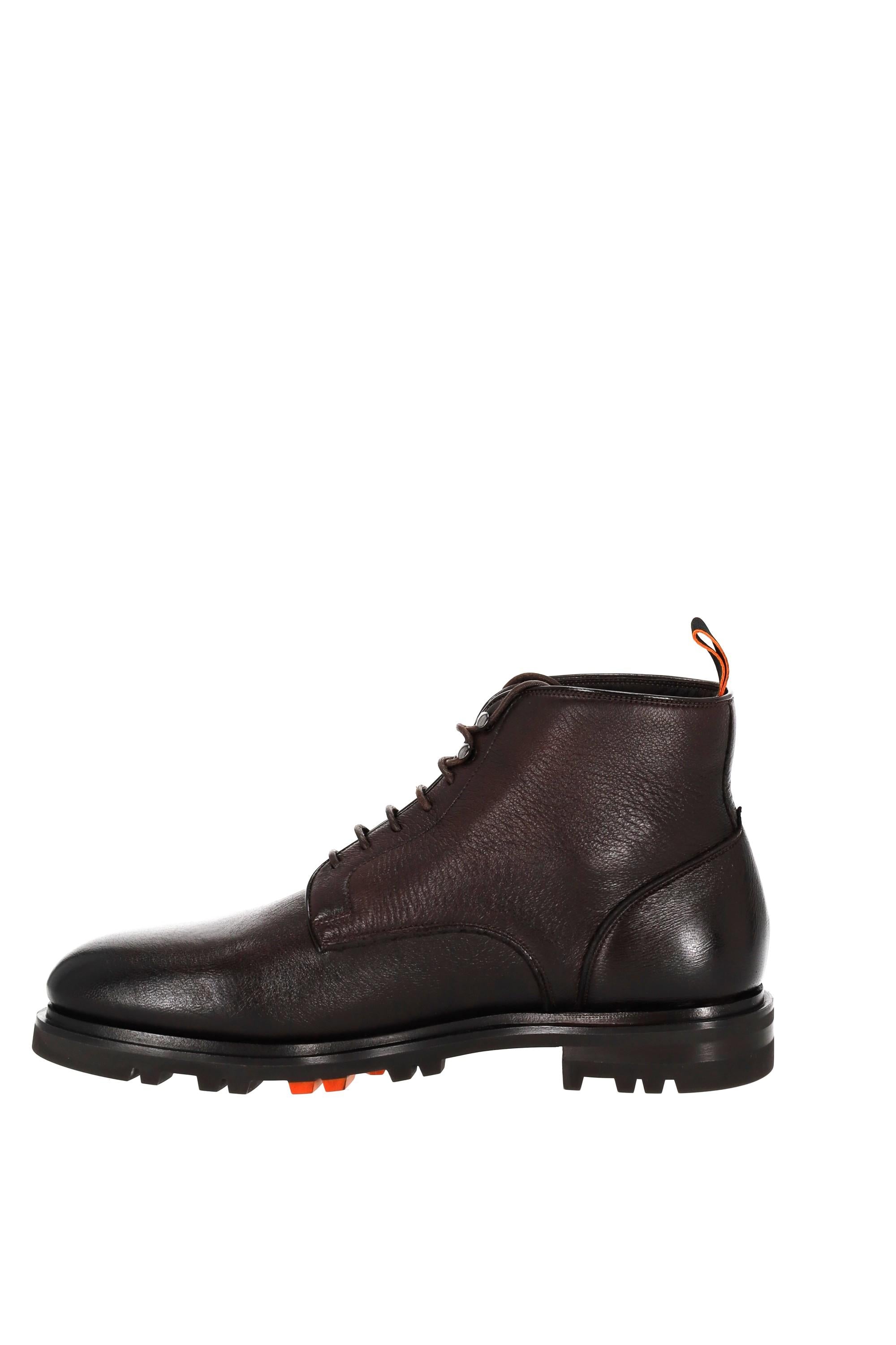 Santoni Polacchino in pelle di cervo modello Logan MCCO18858SM3SLE1 T50 