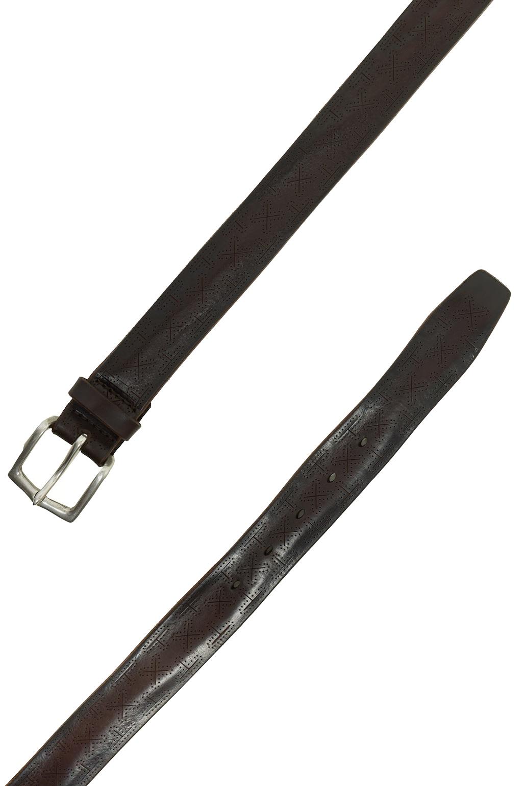 Orciani Cintura in pelle laserata U08396_BUS T.MORO 