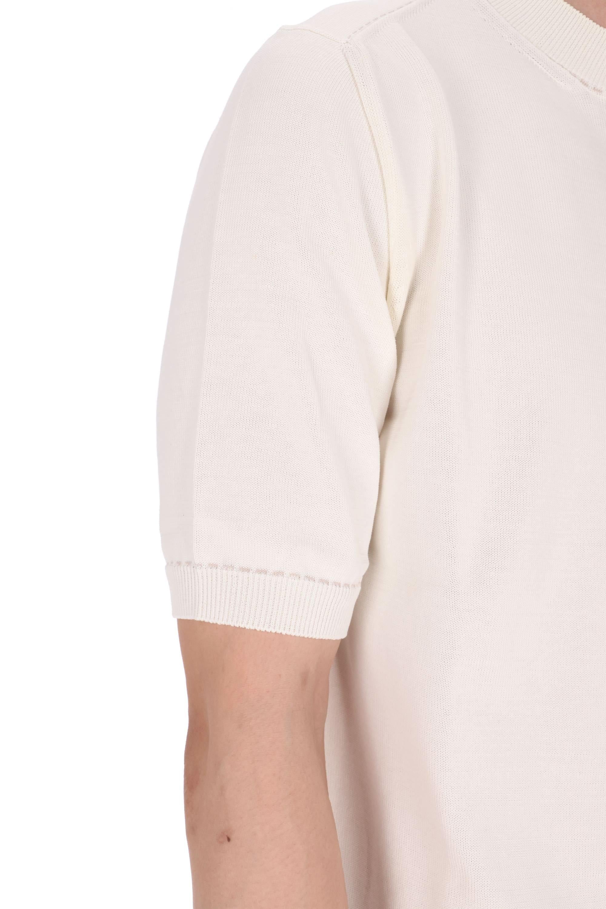 Eleventy T-shirt in cotone punto cavallo M76MAGM27 MAG0M015 01-02 