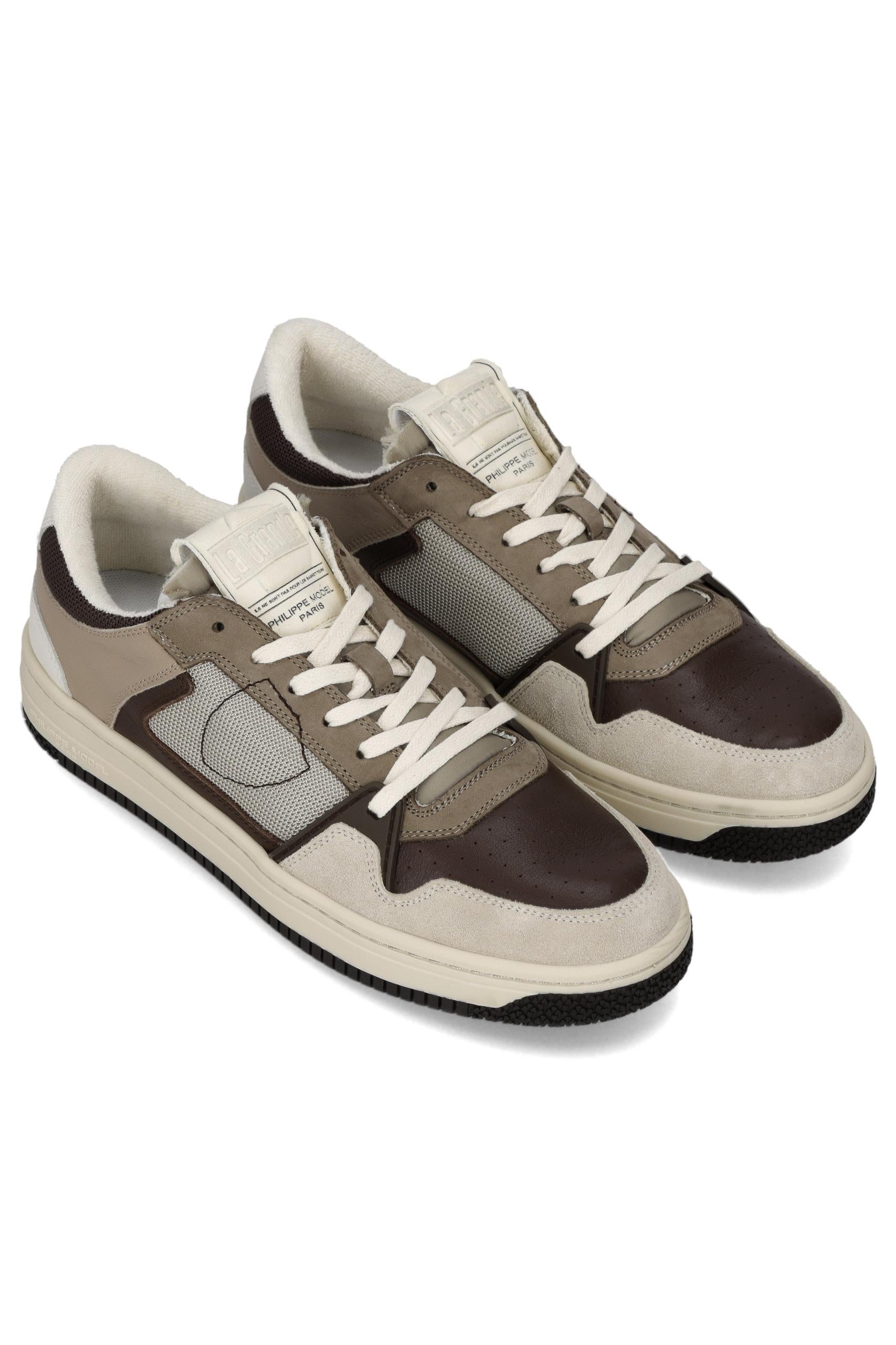 Sneaker low in pelle e camoscio mod. La Grande LGLU LA GRANDE VR03 Philippe Model 