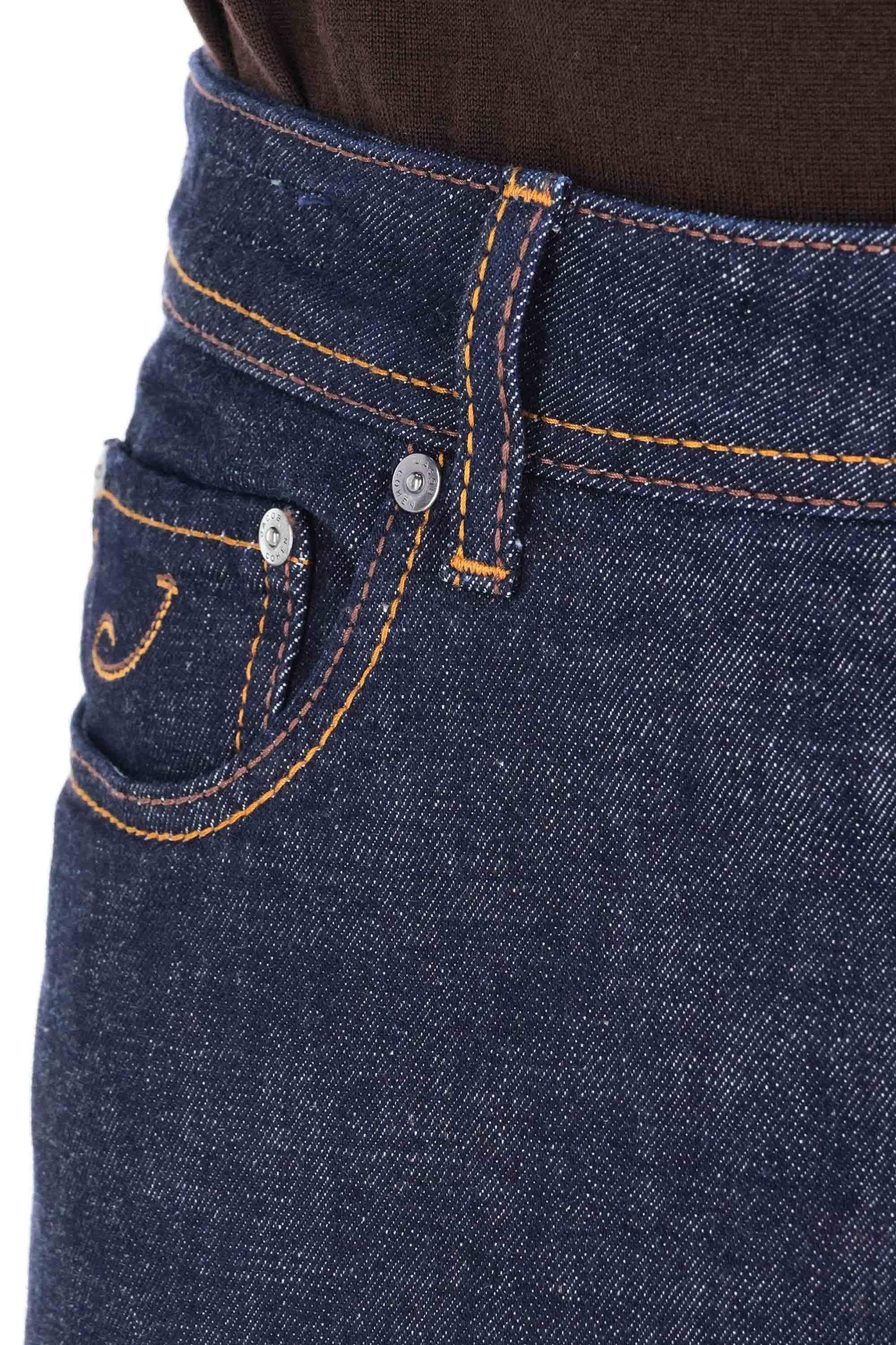 Jeans etichetta pelle saffiano JUM_QE004-032-S3736 100D Jacob Cohen 