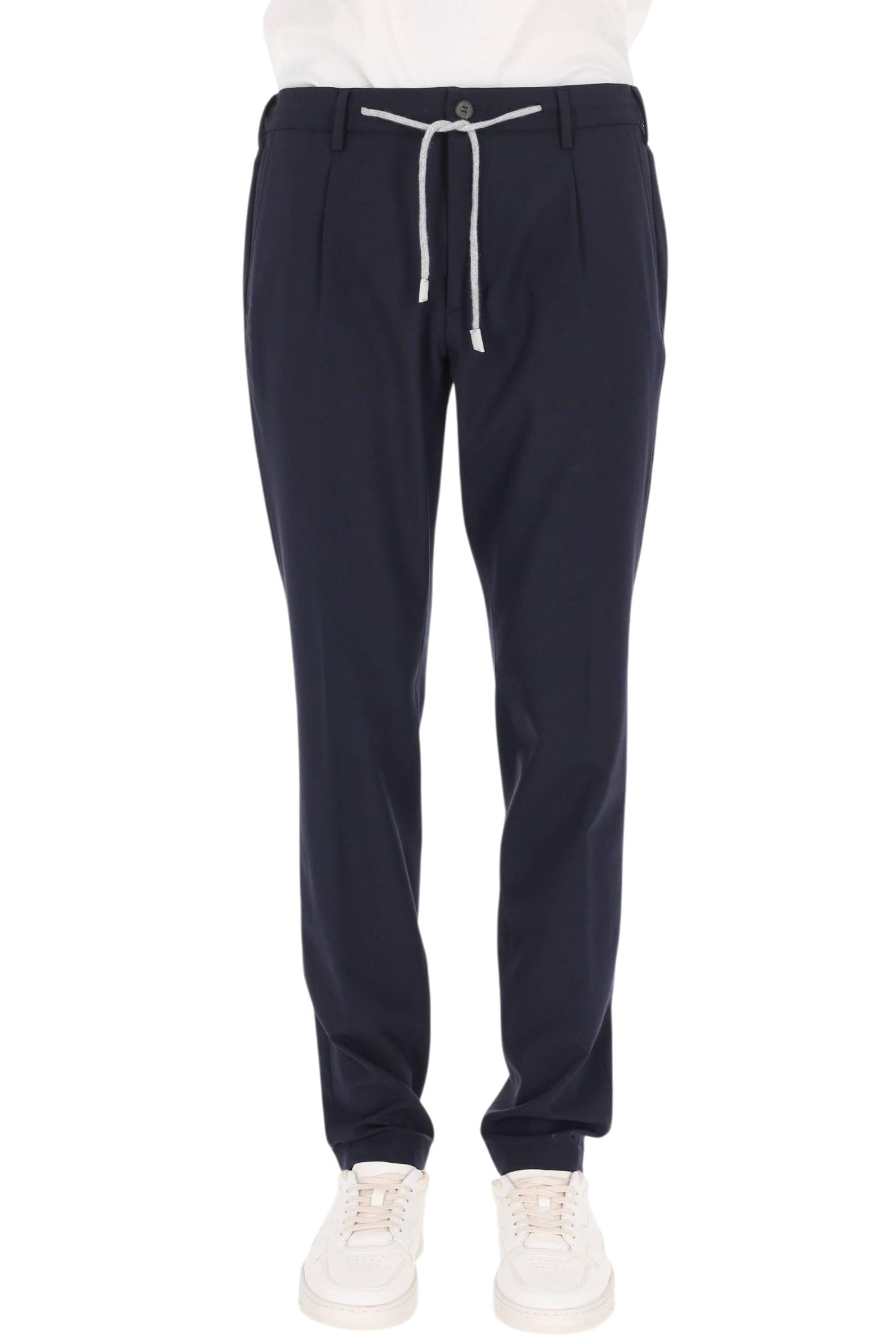 Eleventy Pantalone jogger in lana vergine bi-stretch X75PANB21 TES0A053/2 11N 