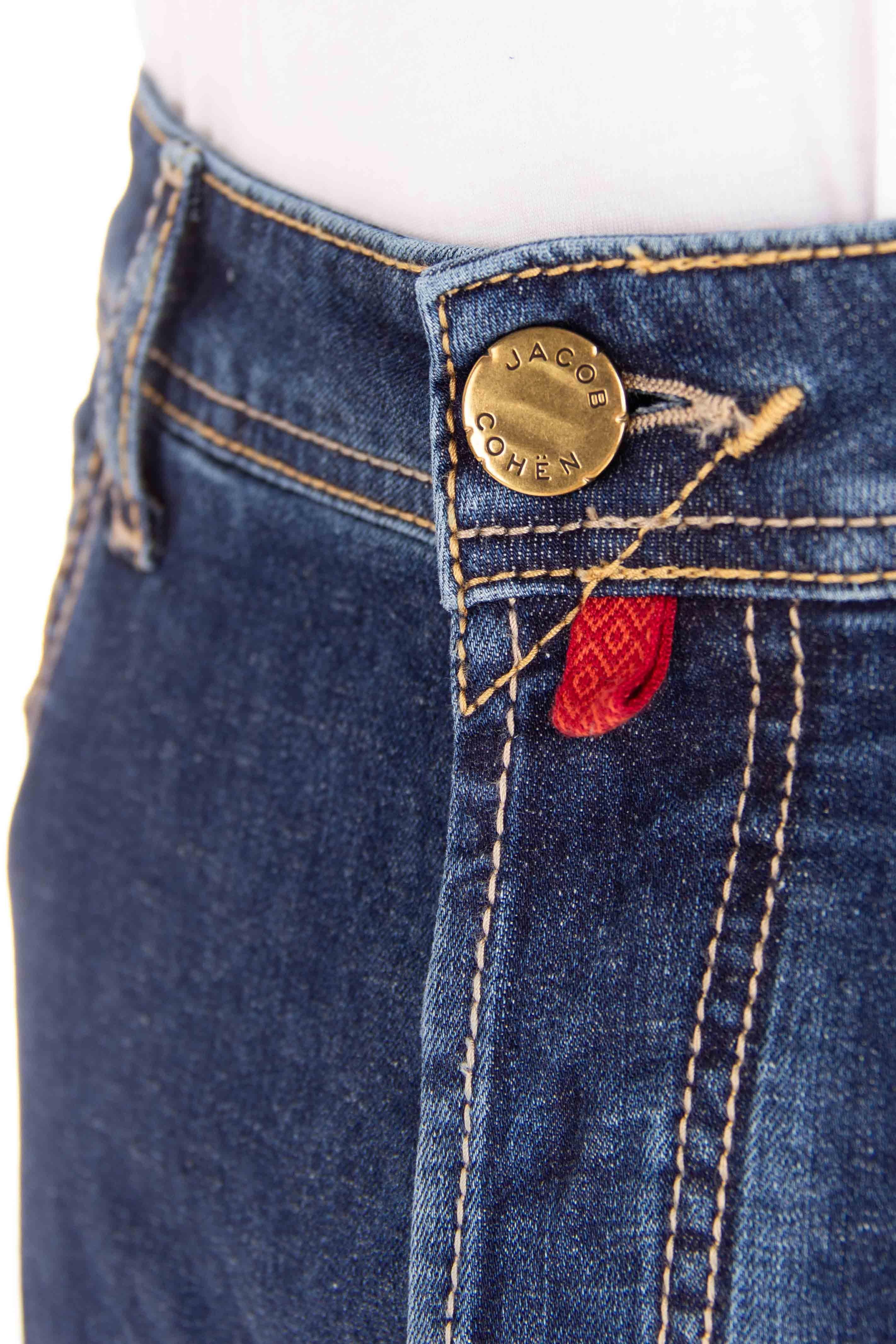 Jacob Cohen Jeans etichetta tessuto Bard fit M04-32S-3737-BARD 673D 