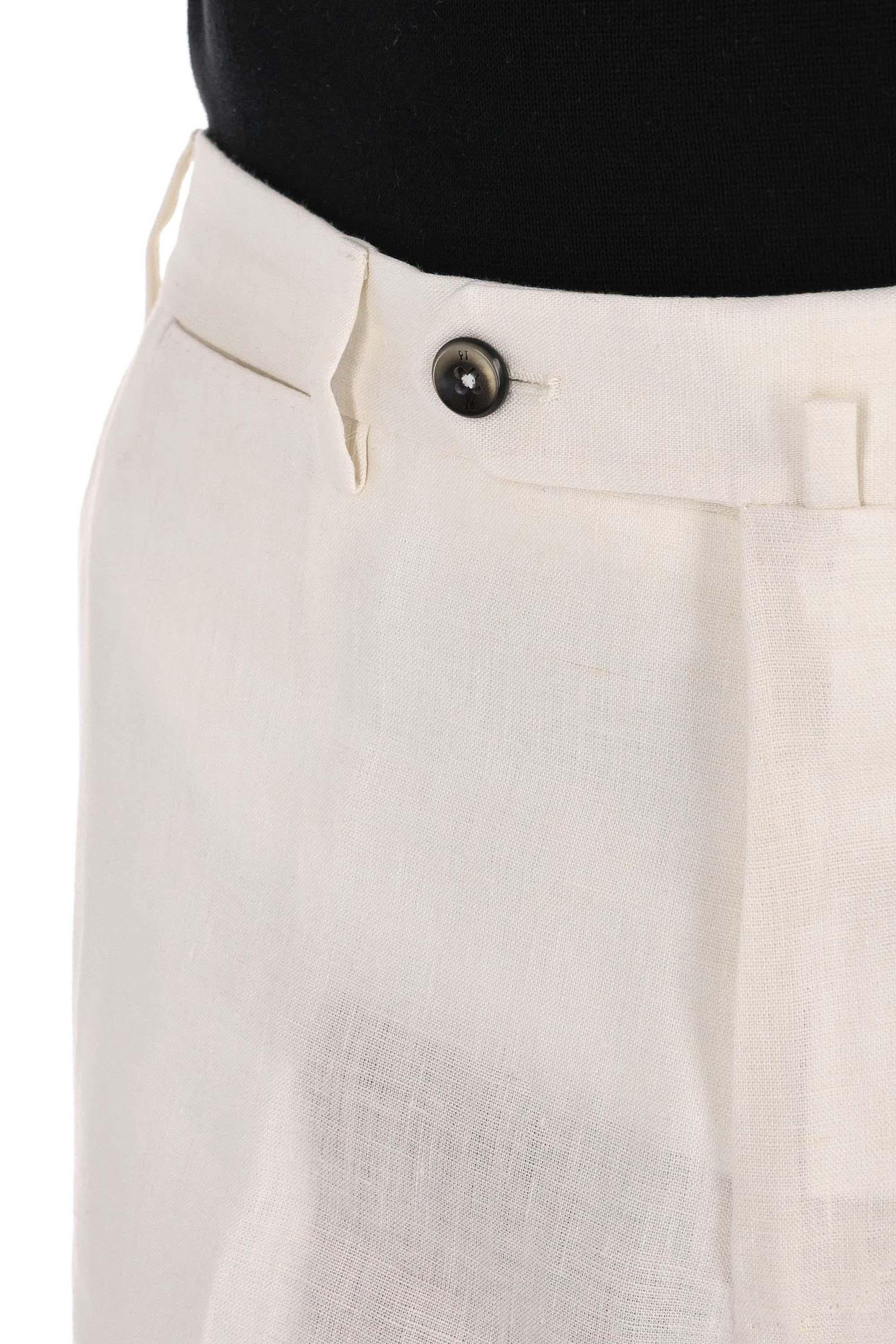 Pantalone in puro lino Slim fit VS01Z00CL1 BB58 0015 PT Torino 