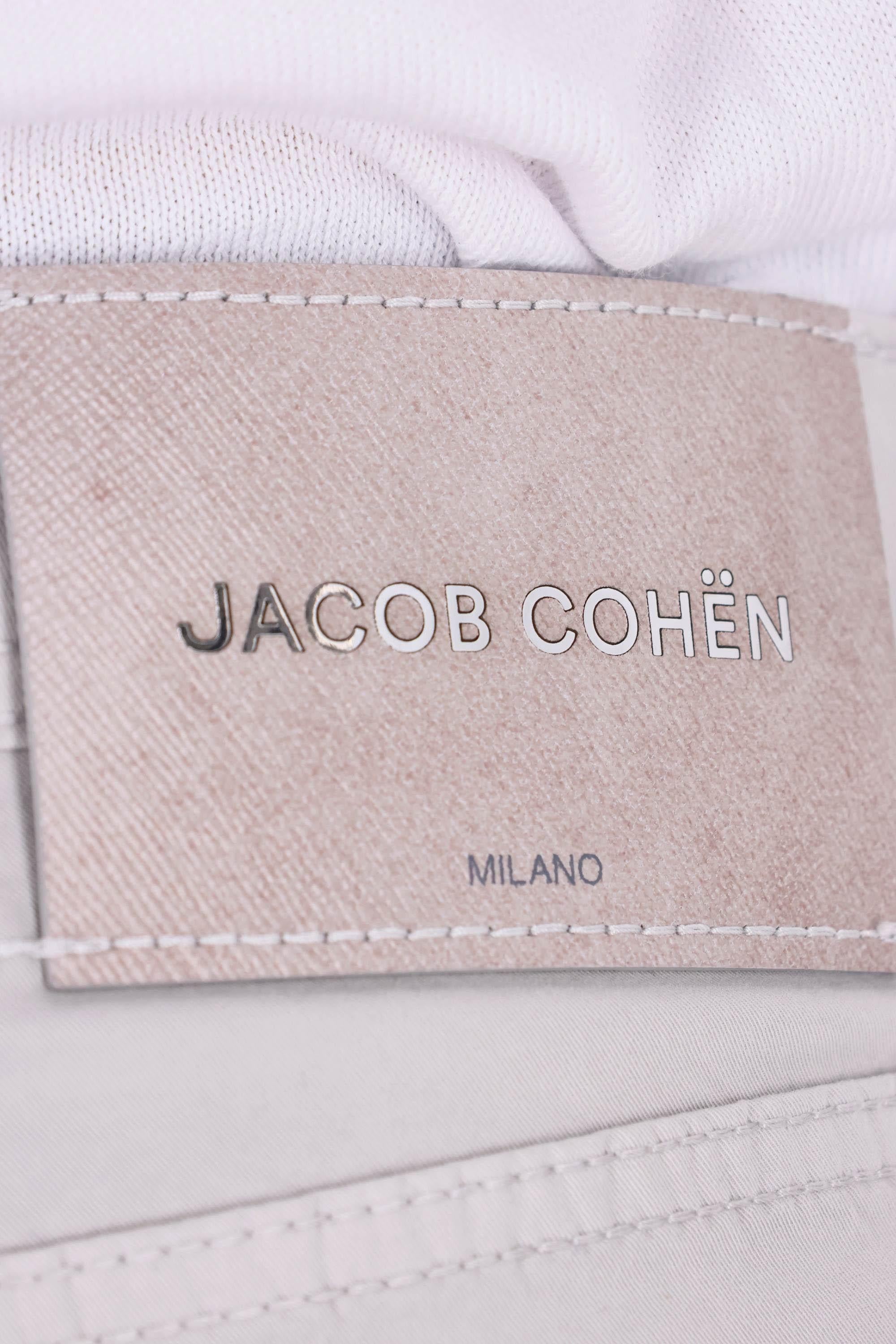 Jacob Cohen 5 tasche color in cotone etichetta pelle saffiano Scott fit QE015-036-S2544/2 A79 